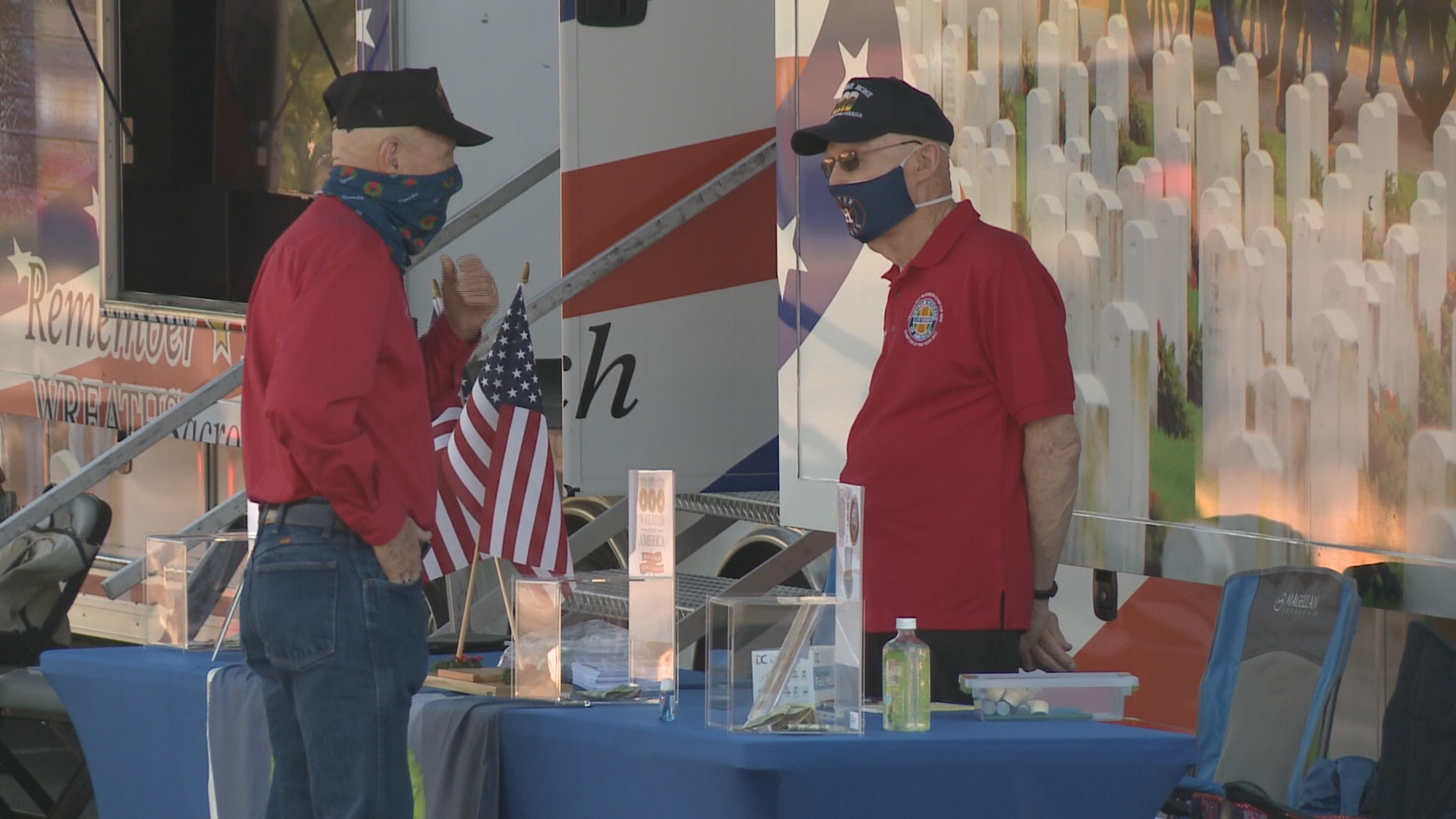 Wreaths Across America is honoring veterans in Knoxville with a mobile exhibit focused on educating the next generation.