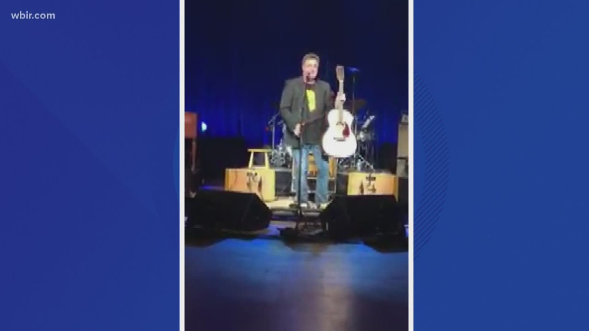 Vince Gill saw a sign during his show at the Knoxville Auditorium on Aug. 7 from one of his most devoted fans, Sarah, a 94 year old from the Tri-Cities. The sign said Vince's concert was on her 'Bucket List'. Aug. 8, 2019-4pm.