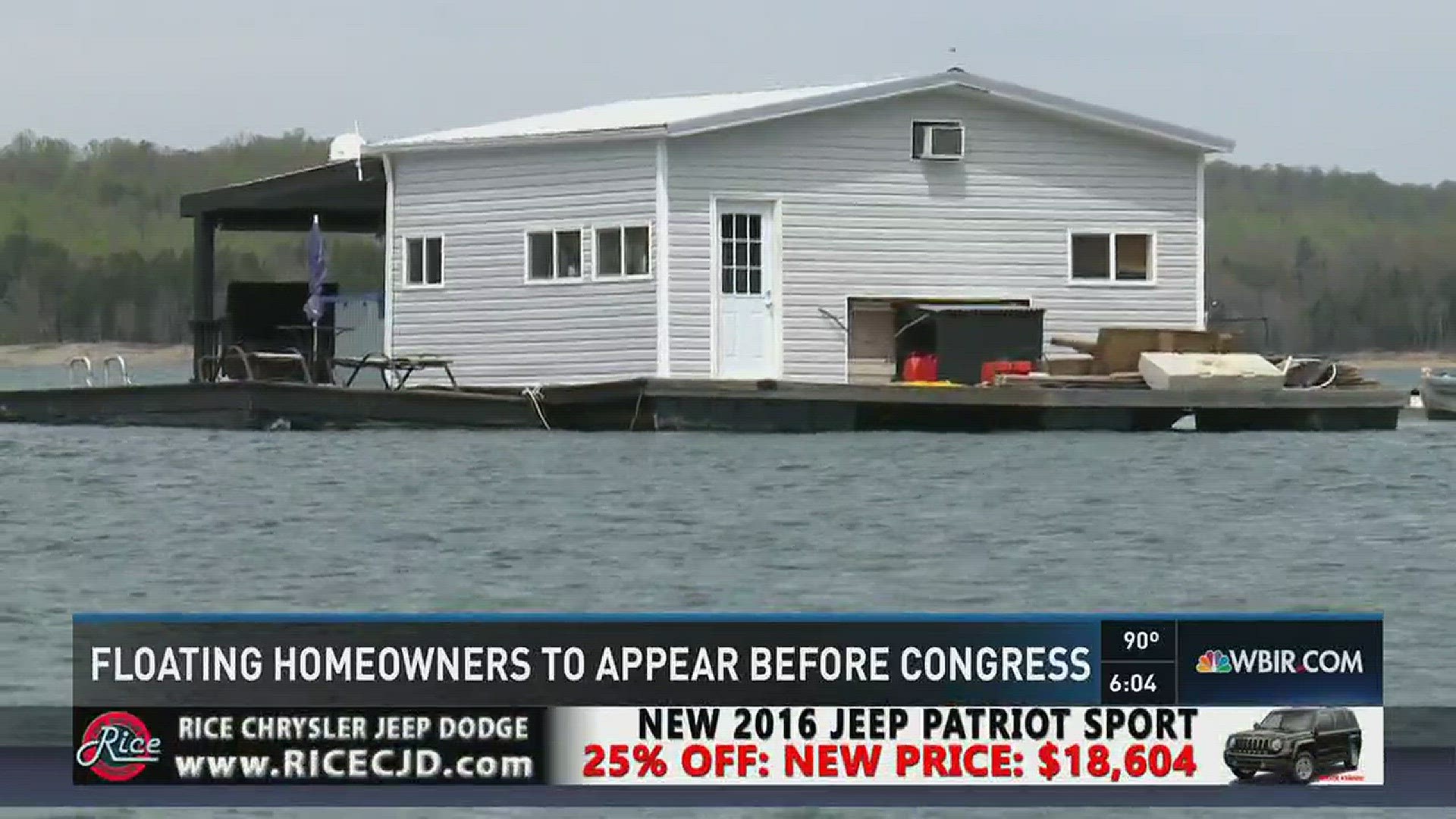 Sept. 20, 2016: Floating home owners and TVA representatives will testify before Congress Friday about TVA's decision to eliminate floating homes from public lakes and rivers.