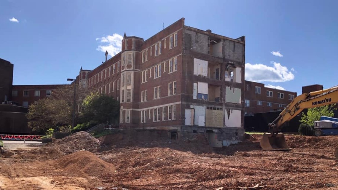 Demolition for new Knoxville police and fire HQ reveals historic beauty