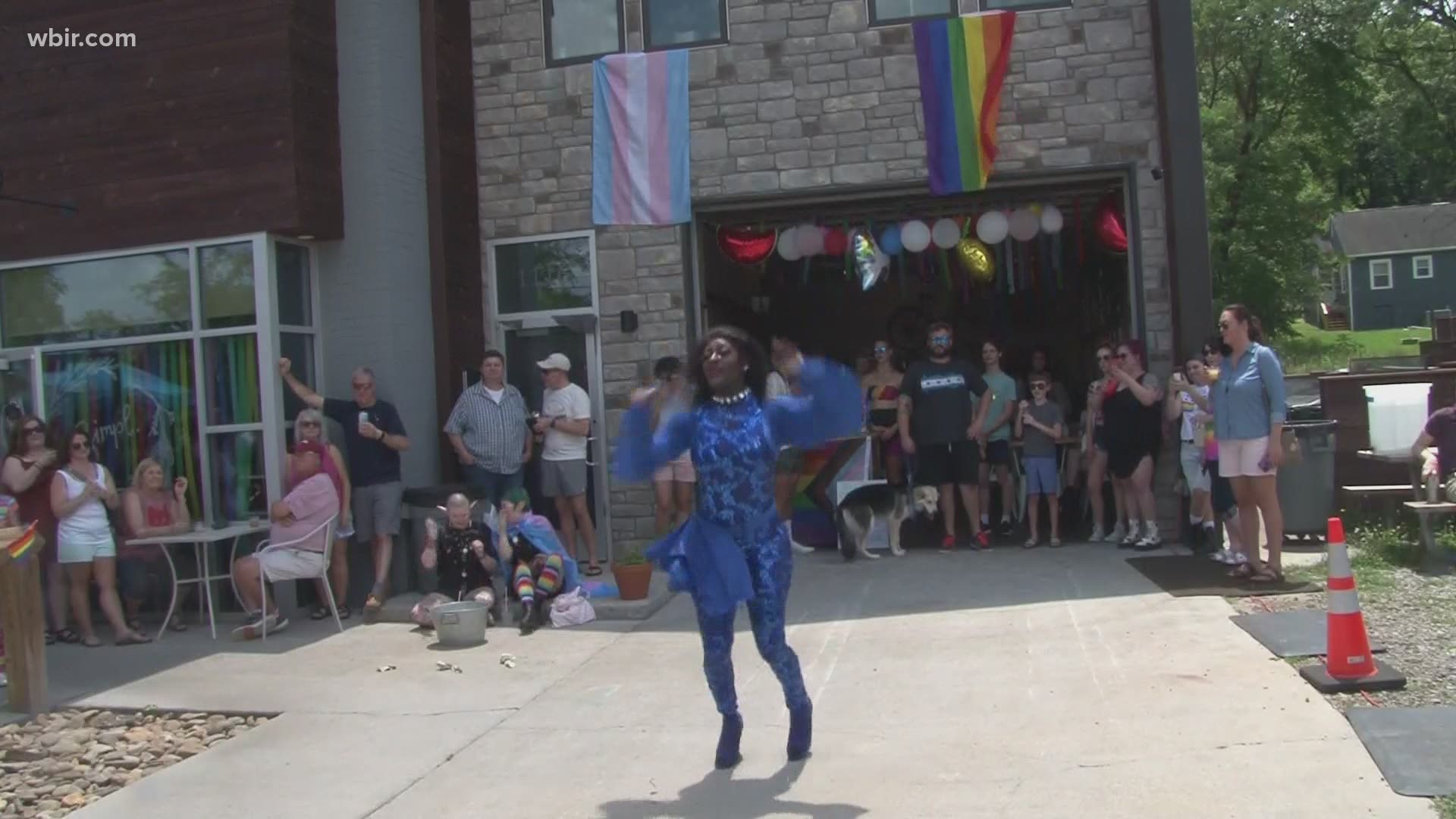June is Pride Month, and so folks gathered on Sevier Avenue for the first-ever South Side Pride event.