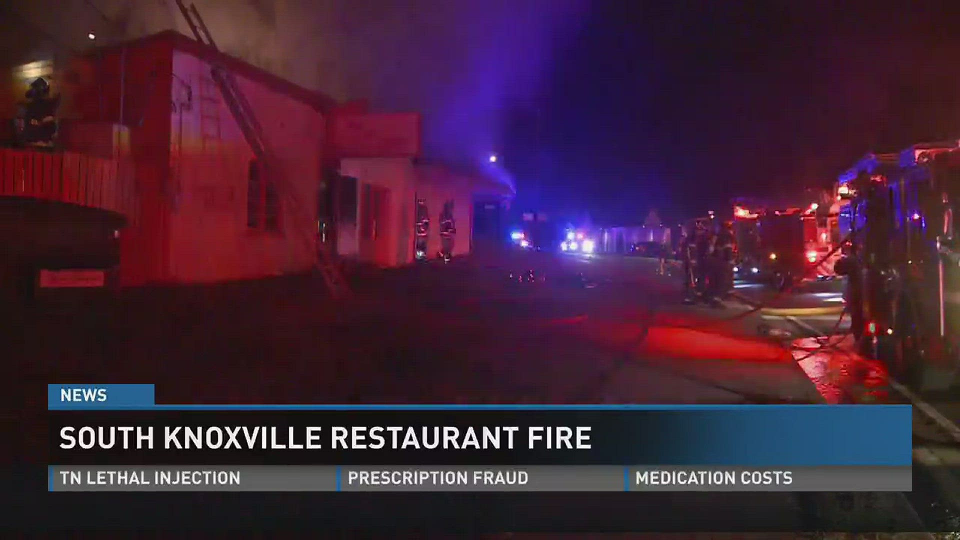 The commercial structure located at 3846 Martin Mill Pike was vacant, according to a Knoxville Fire Department tweet.