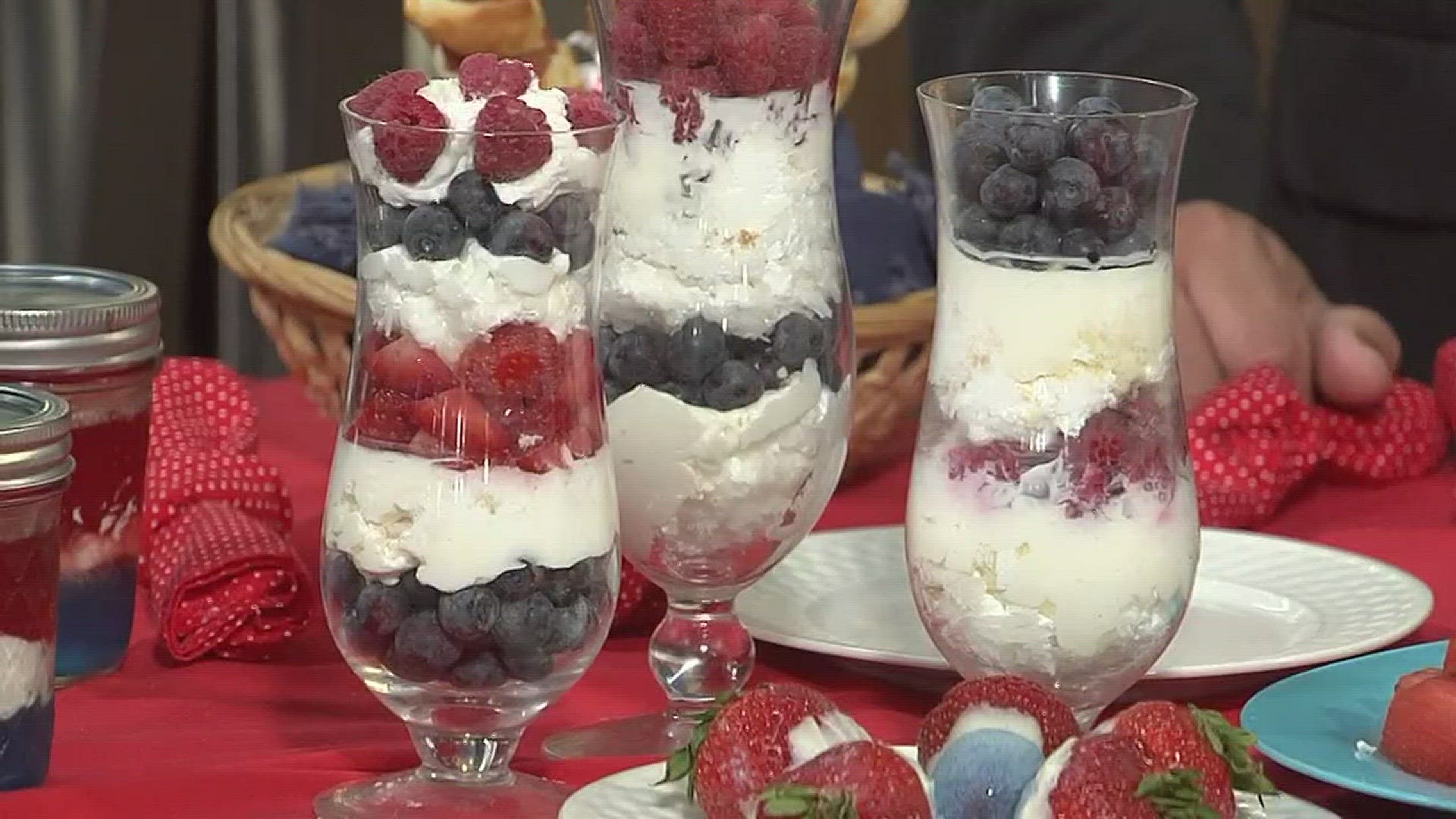 Cooking instructor Terri Geiser shares some red, white, and blue recipes that are perfect for the 4th of July.To learn more about upcoming cooking classes at the University of Tennessee visit rhtm.utk.edu/ut-culinary-community-cooking-coursesJune 19, 20