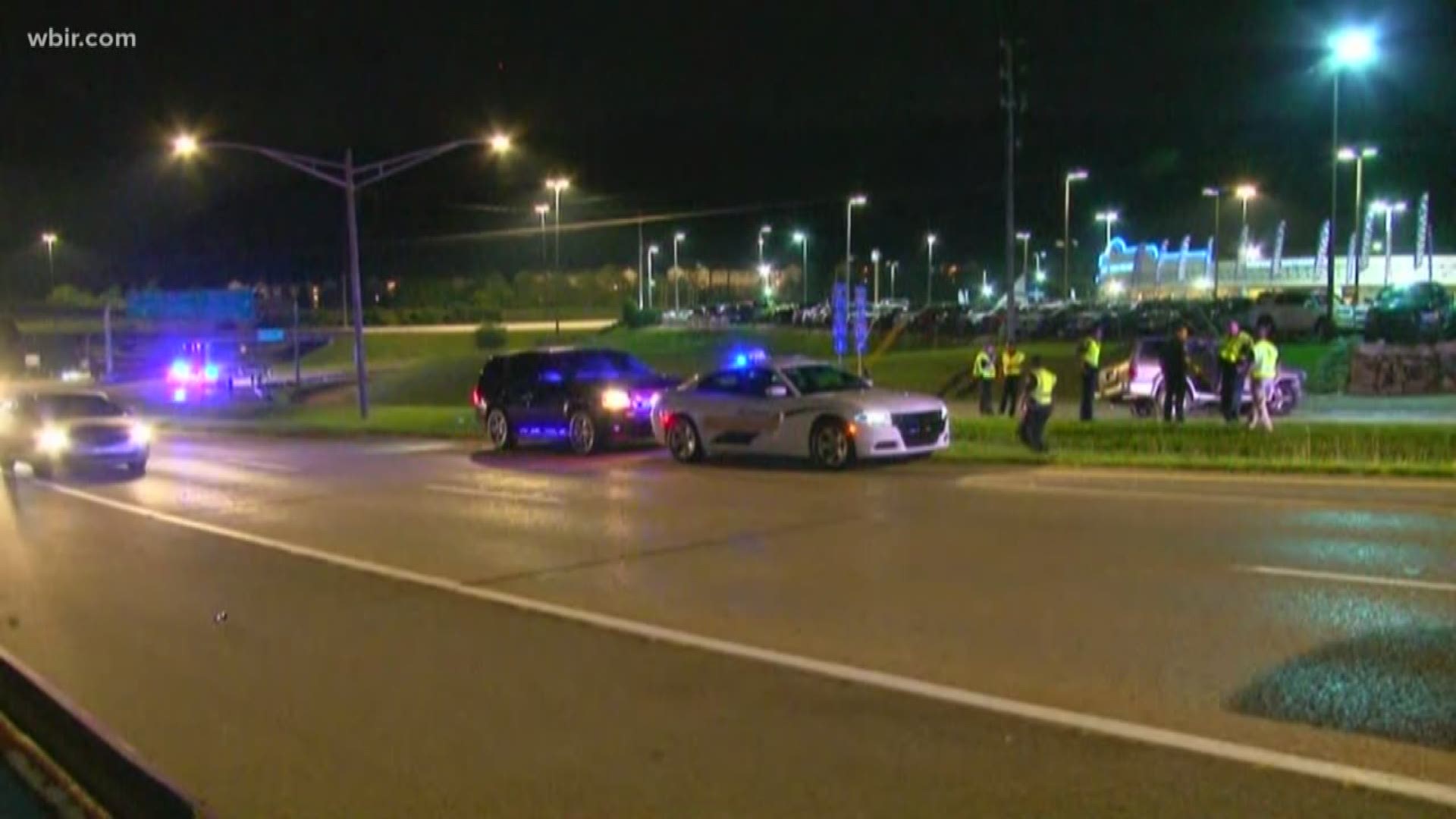 One hurt in crash involving stolen car on southbound Clinton Highway at