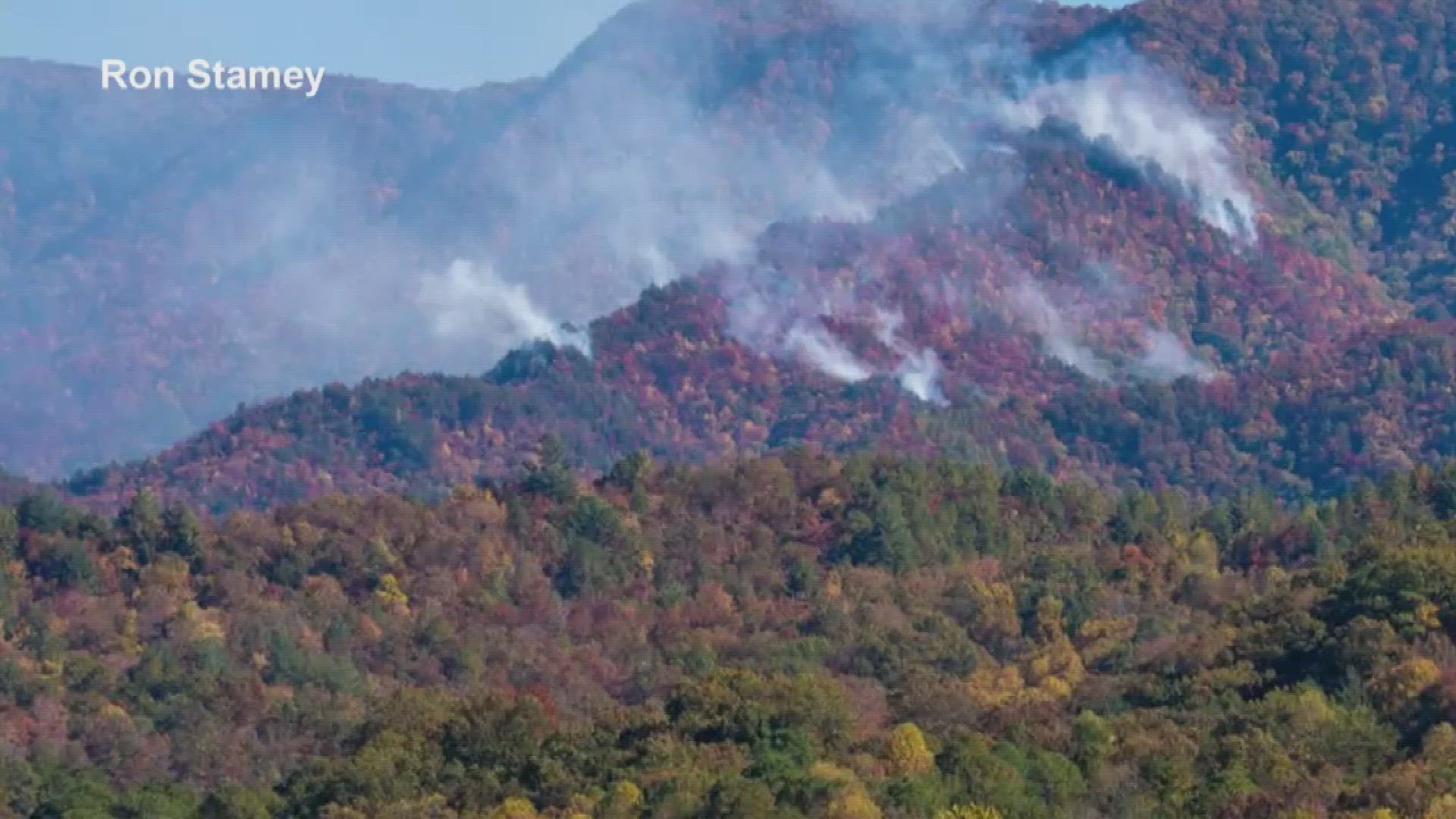 The fire started Monday, Oct. 23 in the Collett Ridge area. Fire crews said the fire is 0% contained.