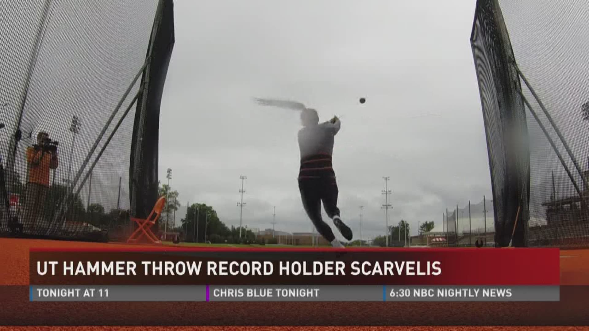 The story behind Stamatia Scarvelis, Tennessee's school record holder in the women's hammer throw. The Vols will compete in the SEC Outdoor Championships starting Thursday.