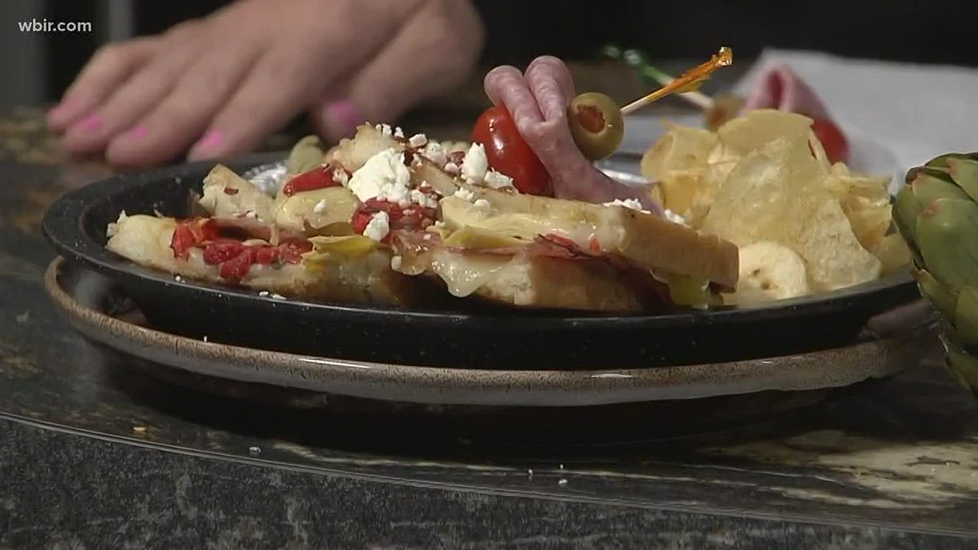 Kim Wilcox from It's All So Yummy makes an Italian twist on a grilled cheese.