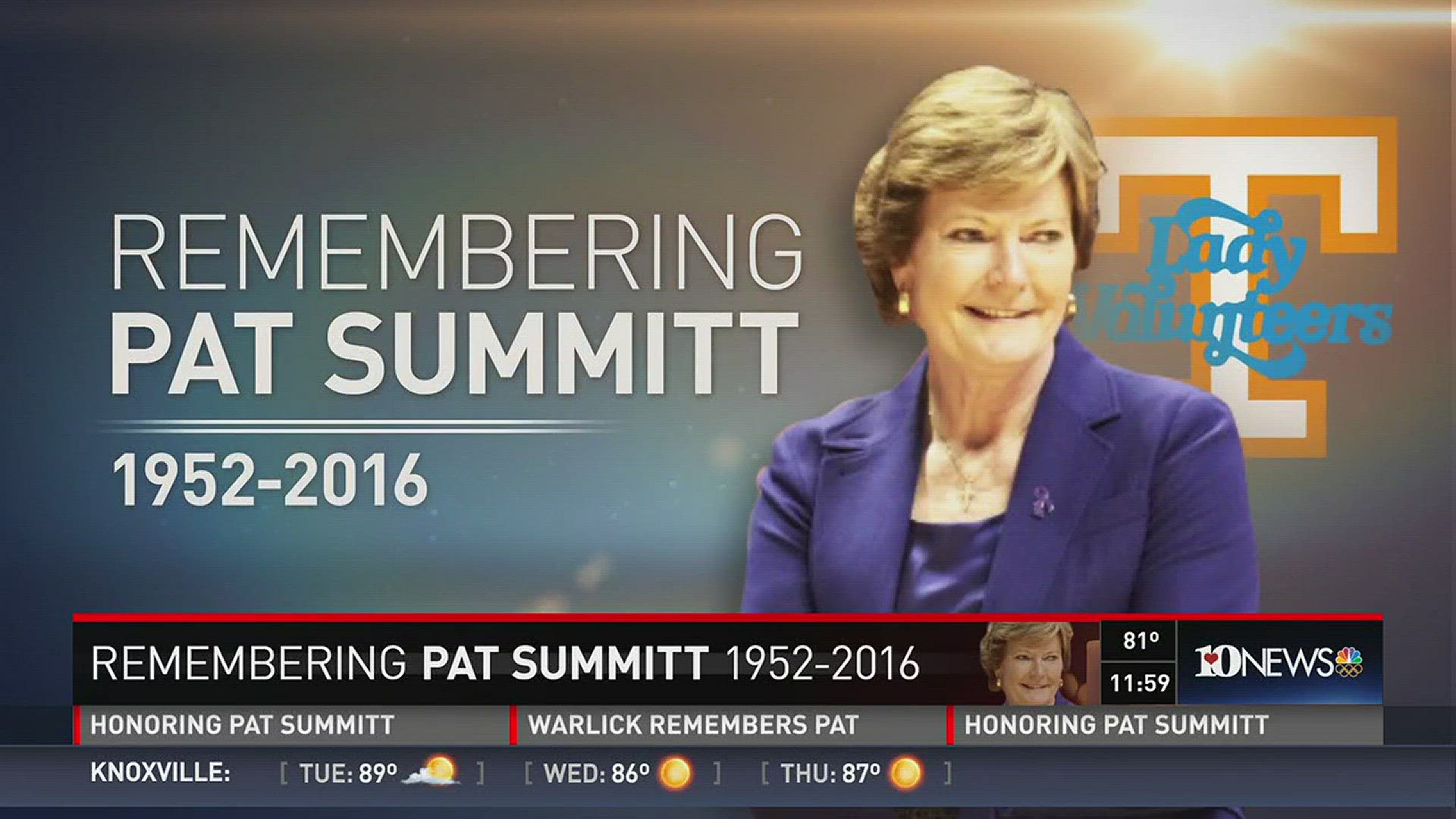 Pat Summitt died early Tuesday morning at the age of 64.