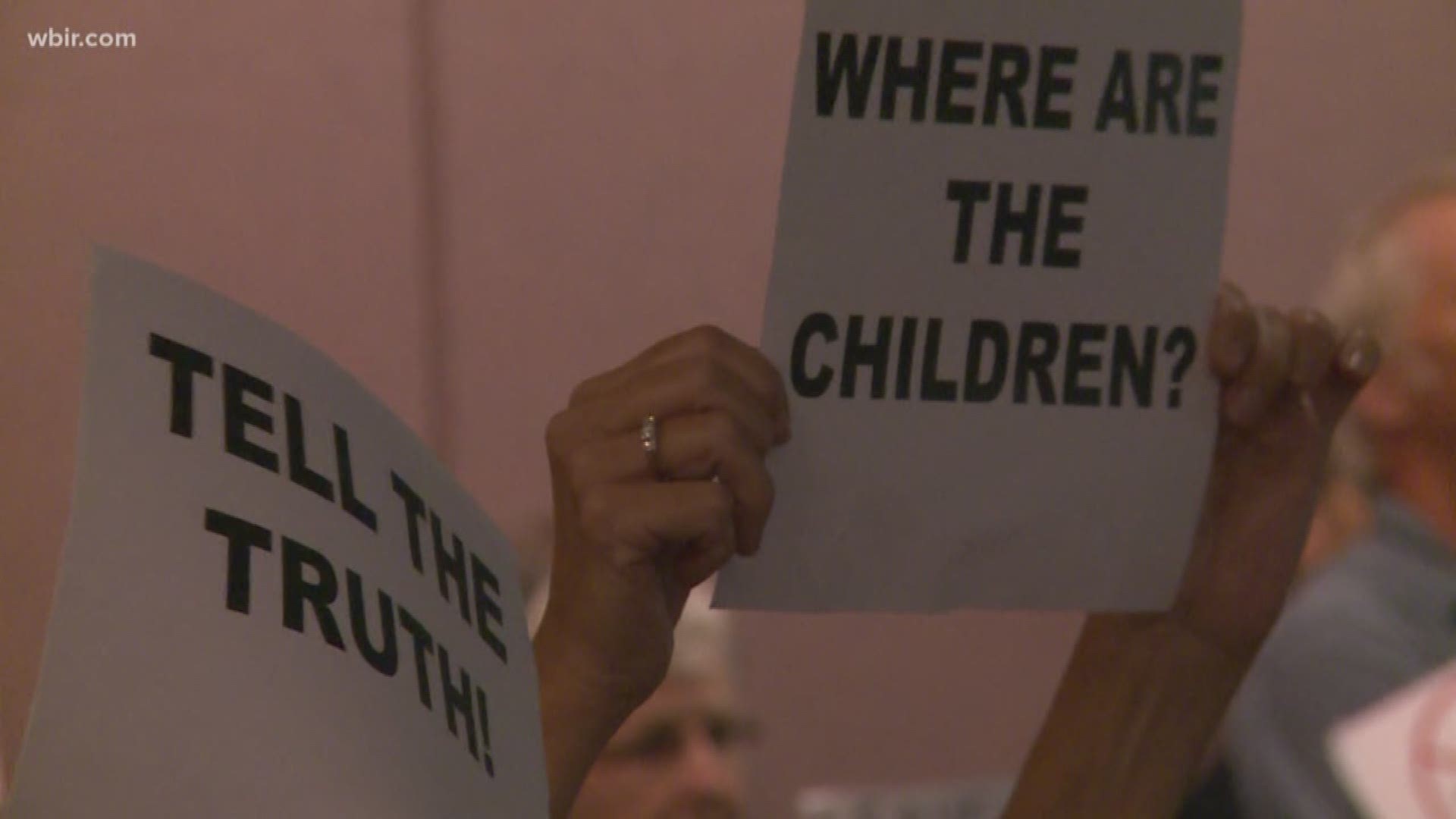 A tense and emotional crowd turned out for a Knox County immigration meeting.