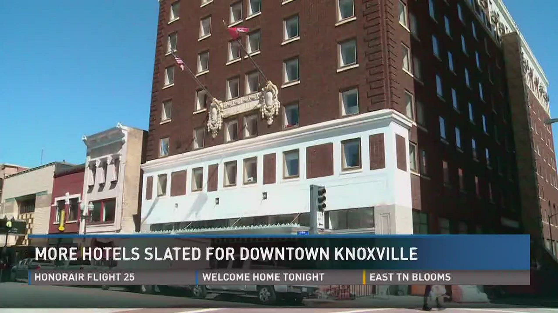The Andrew Johnson building in downtown Knoxville could soon become a hotel.
