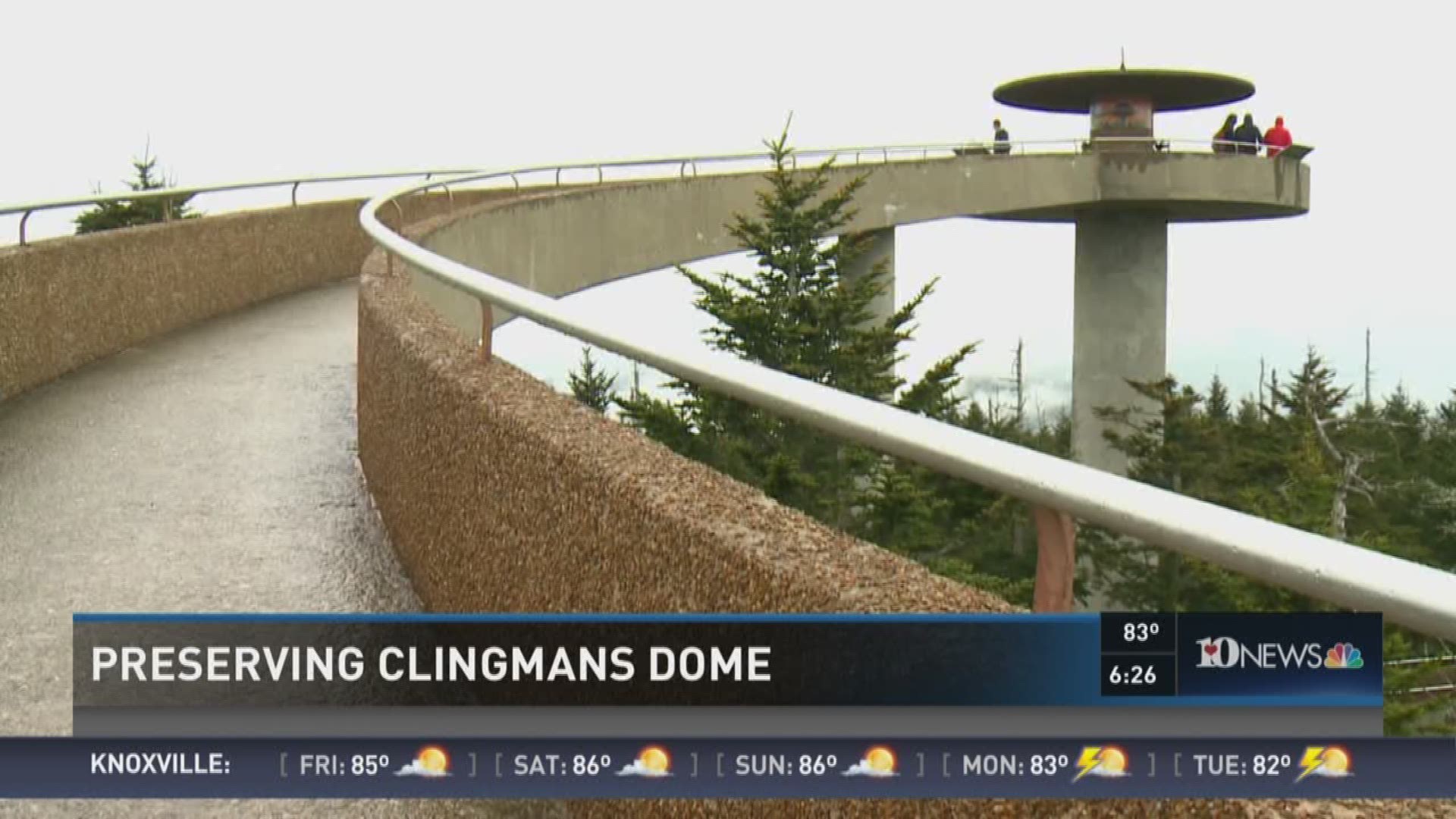 WBIR 10News reporter Jim Matheny explains how a nationwide contest can keep the views clear at Clingmans Dome in the Great Smoky Mountain National Park. (5/26/16)