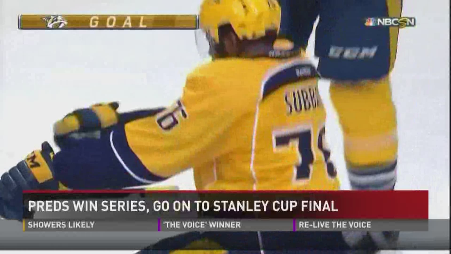 The Nashville Predators defeated the Anaheim Ducks to make it to the team's first Stanley Cup.