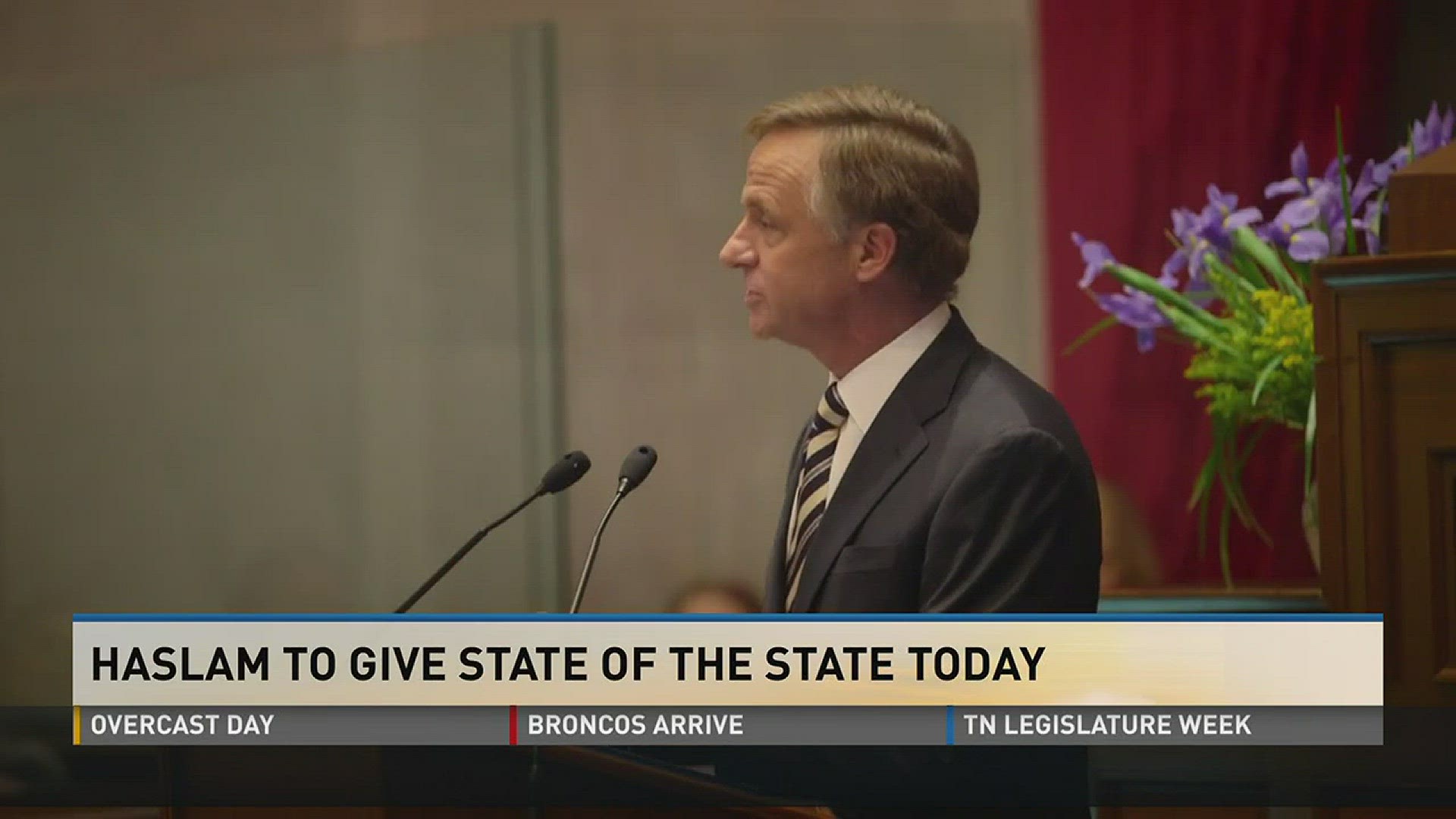 Gov. Bill Haslam is set to give his sixth State of the State Address in Nashville on Monday.