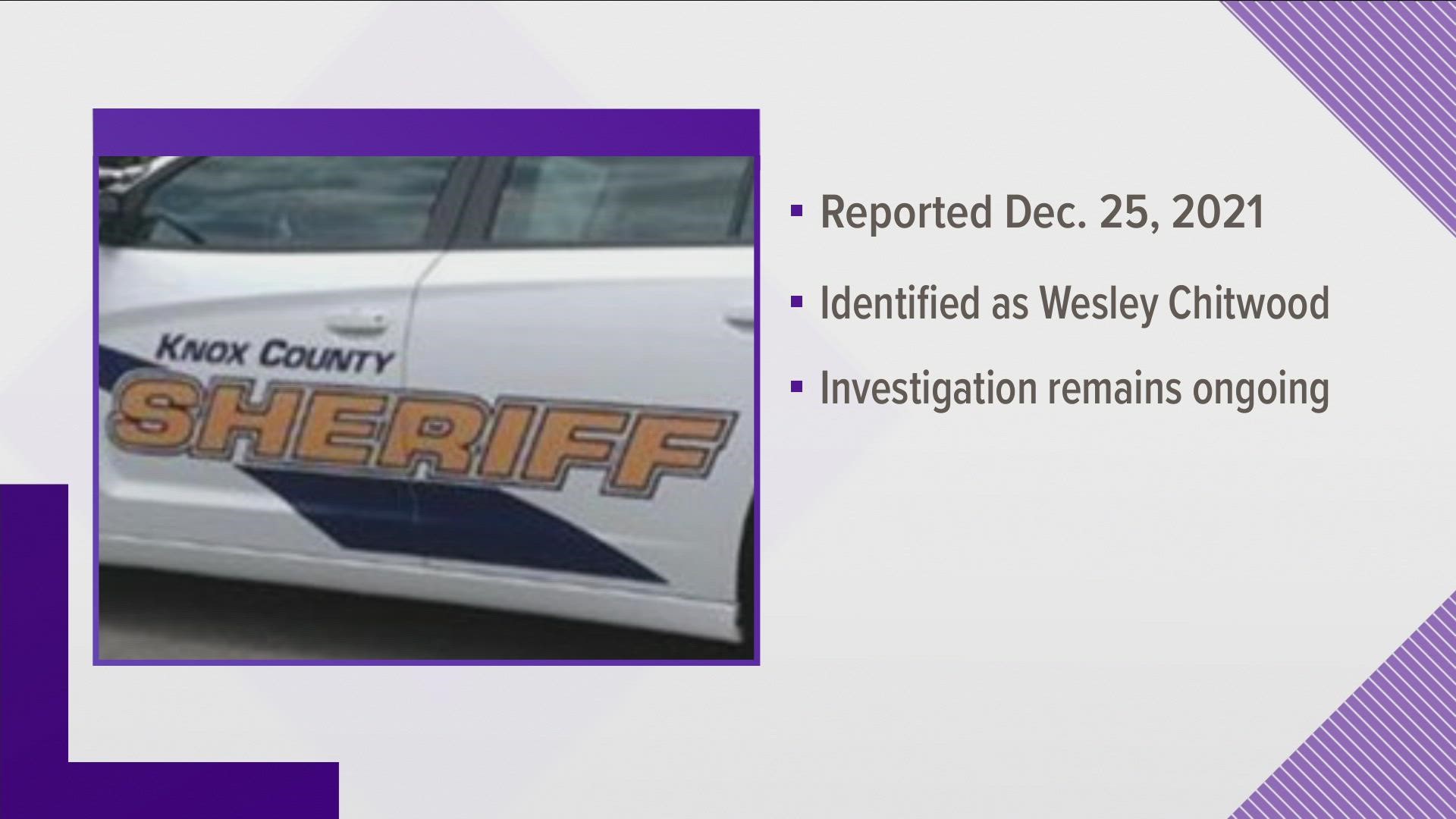 The sheriff's office identified them as Wesley Chitwood, 64, and said the investigation is ongoing.
