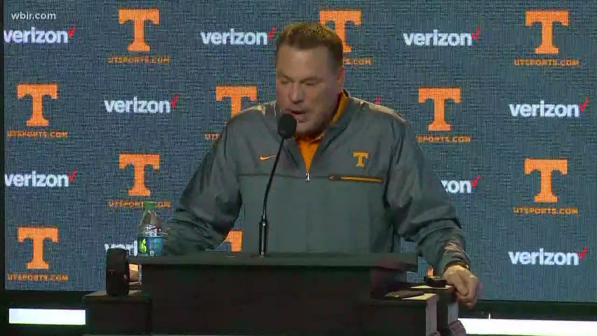 Coach Jones took the mic after another tough loss on the road.
