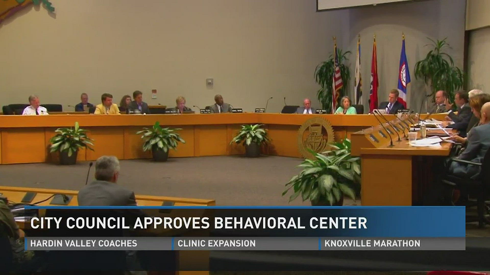 March 28, 2017: Knoxville City Council signaled its approval for the creation of the Behavioral Healthy Urgent Care Center.