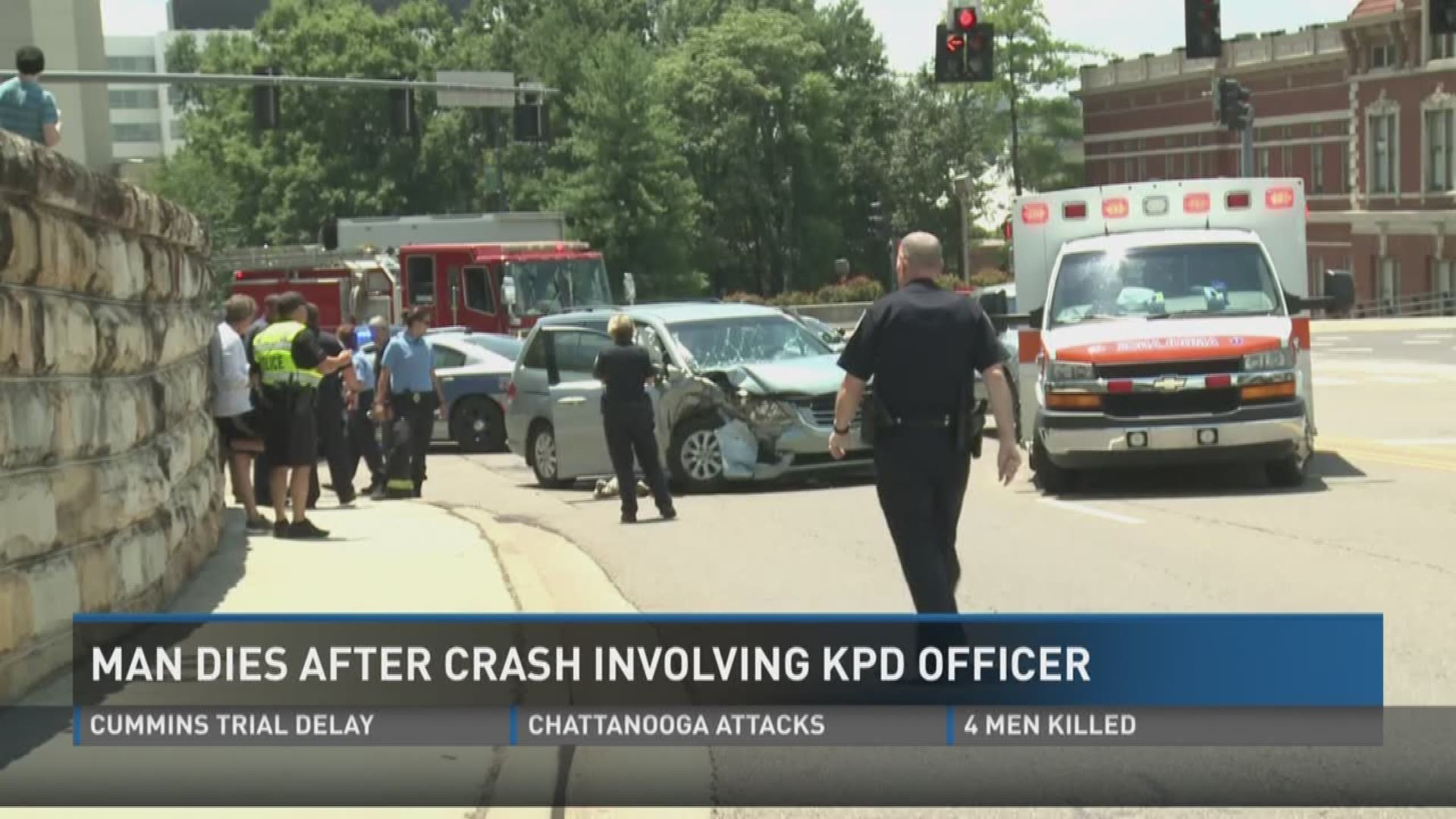 TDOT says there have been 7 crashes at the intersection where a 91-year-old man died in a crash with a KPD officer Thursday.