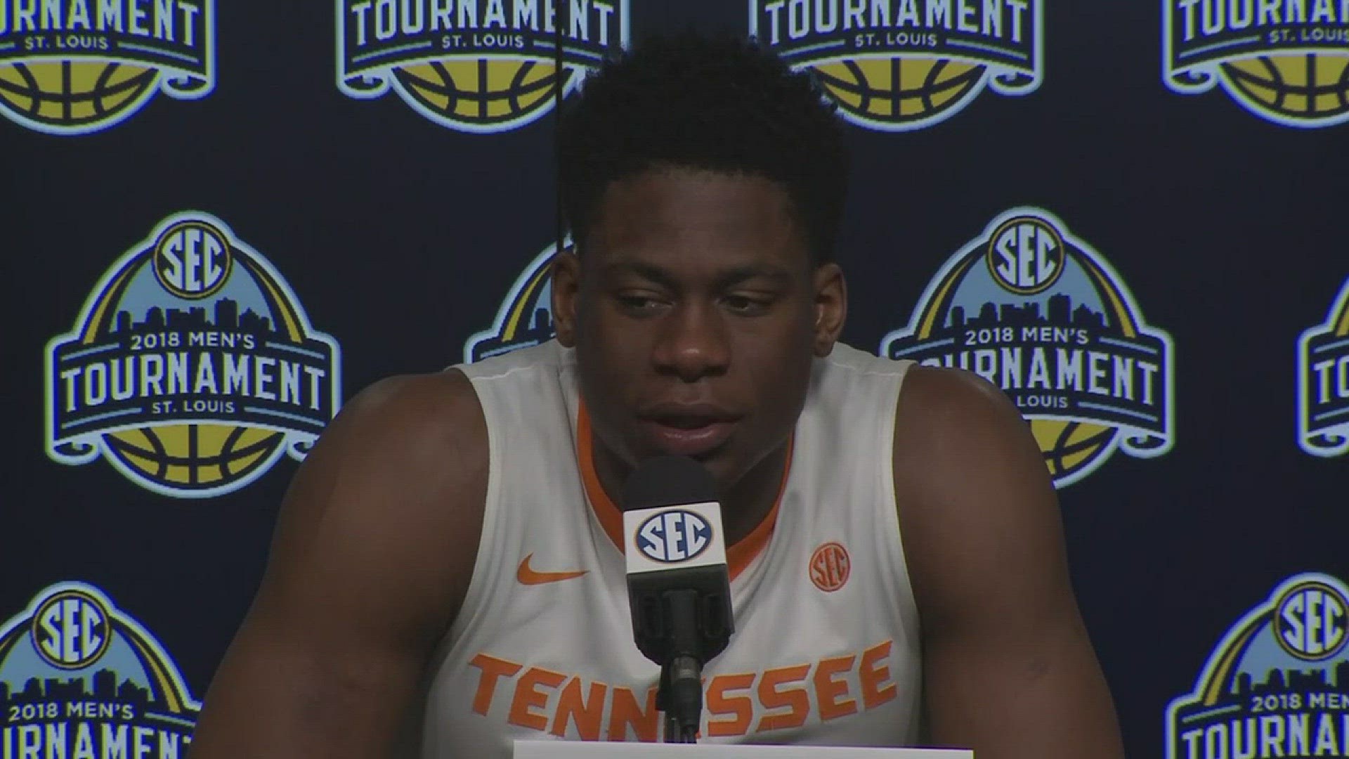 After scoring 22 points in the loss, Schofield says Tennessee will be motivated for the rest of the postseason.