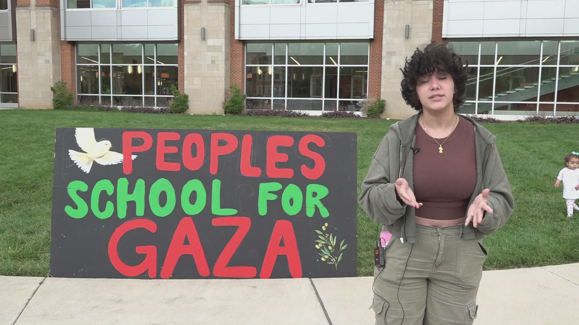 The gathering also released a list of five demands for the university, related to the Isreal-Gaza Crisis.