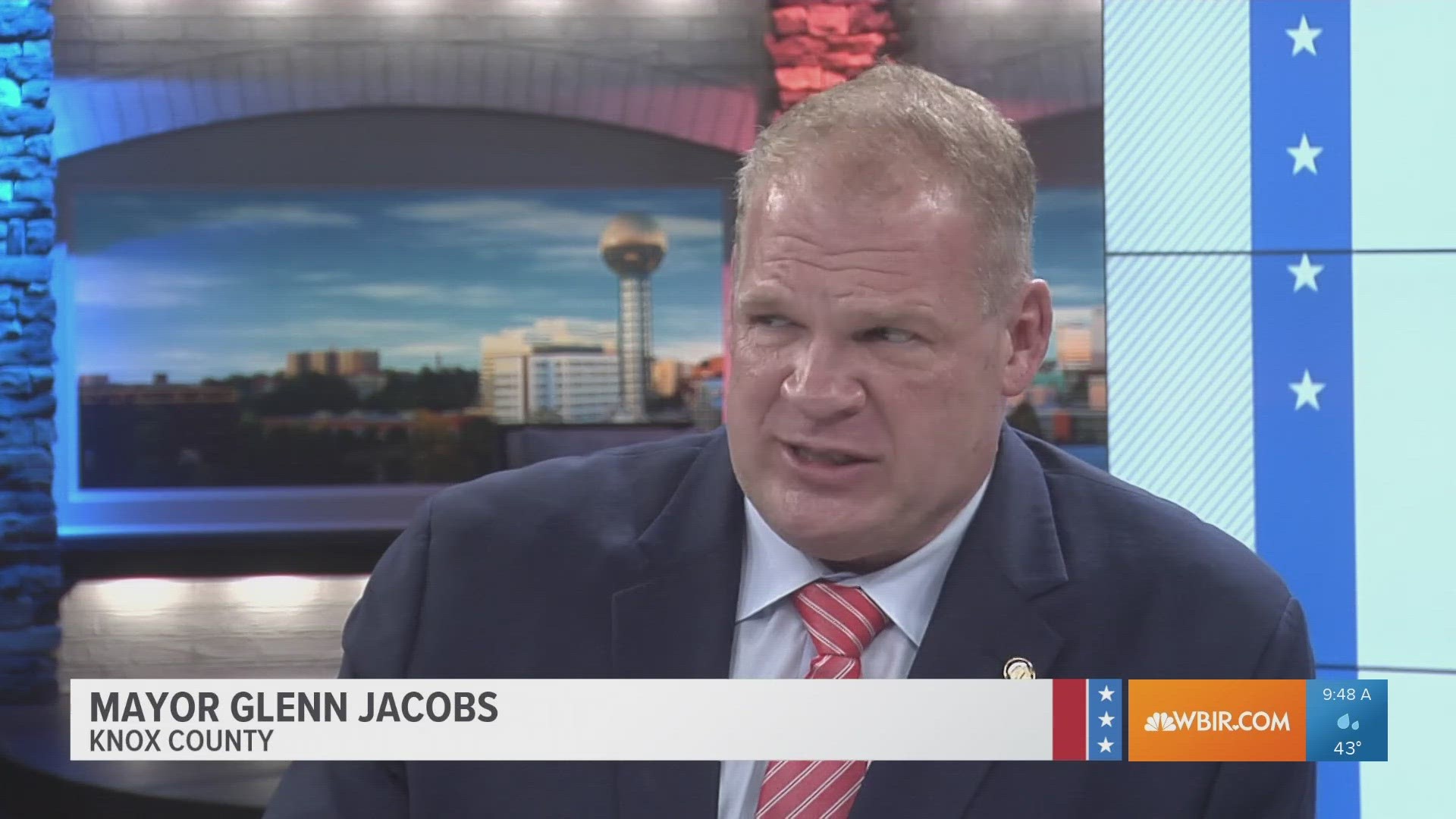 Knox County Mayor Glenn Jacobs talks about traffic, growth and other county matters.