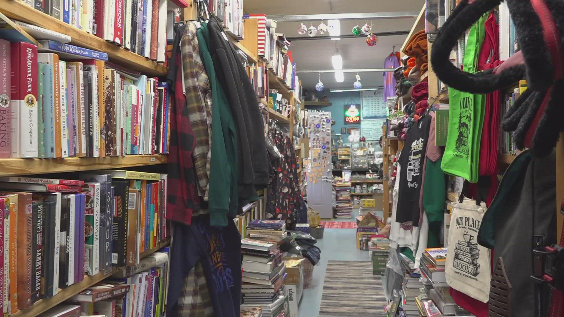 "Our Place" Bookstore relies on the holidays to get through the New Year. Now with fewer customers, it'll be a difficult winter.