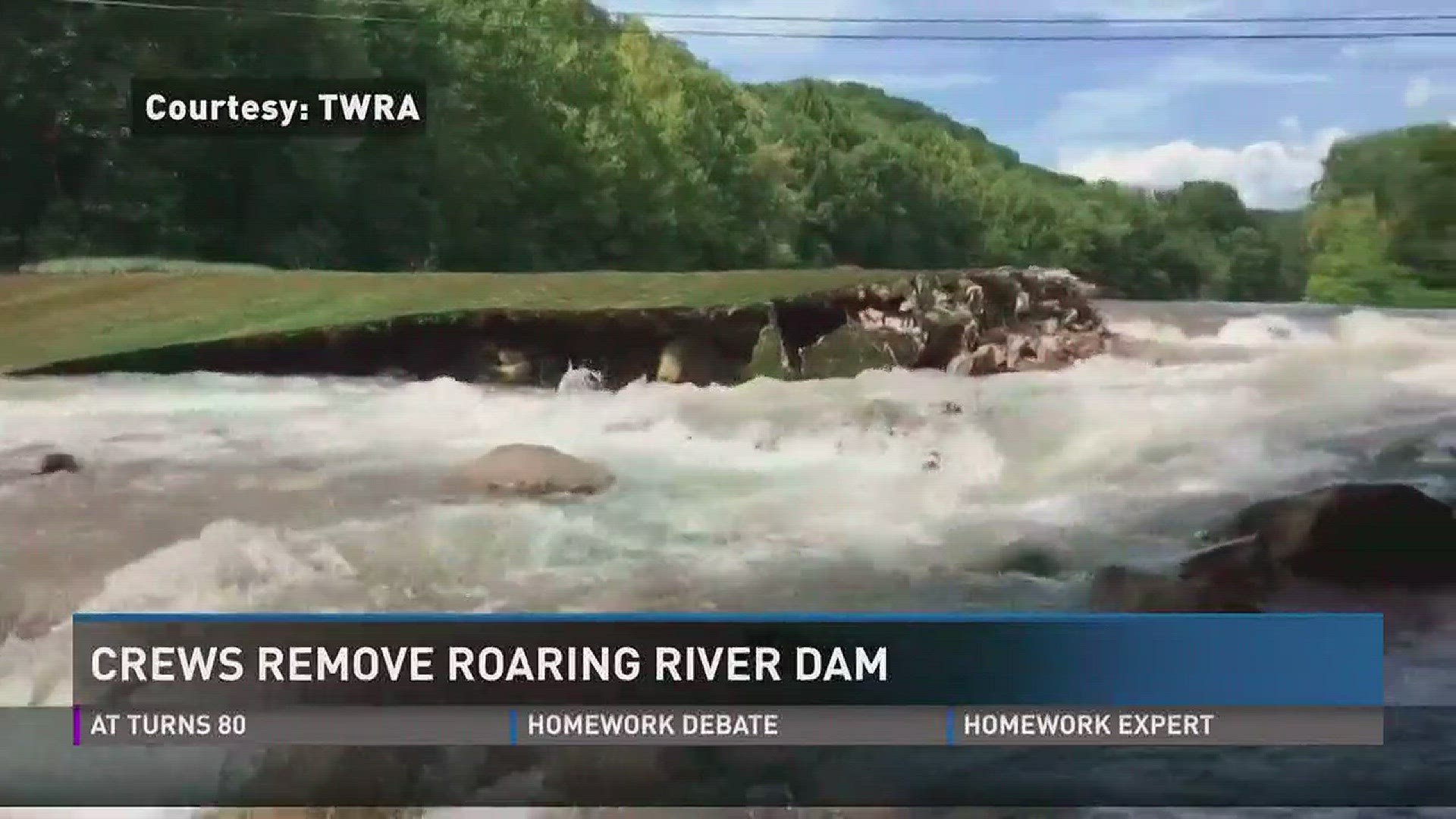 It's the largest Tennessee dam to ever be removed for river and stream restoration.