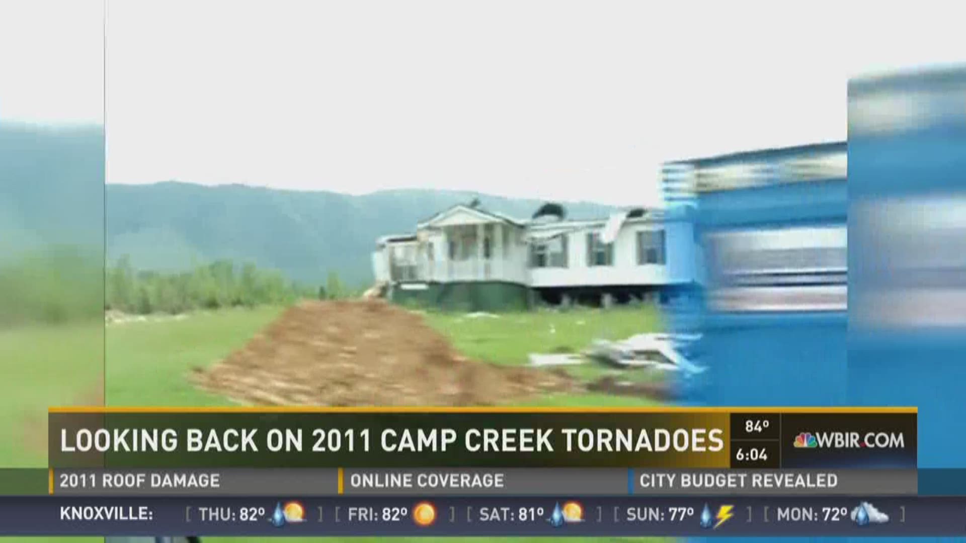 More than 50 tornadoes touched down in our area on this day in 20-11. The storms killed 35 people in East Tennessee, including nine in Greene County. 10News reporter Michael Crowe has more from the Horse Creek and Camp Creek communities. (4/27/16)