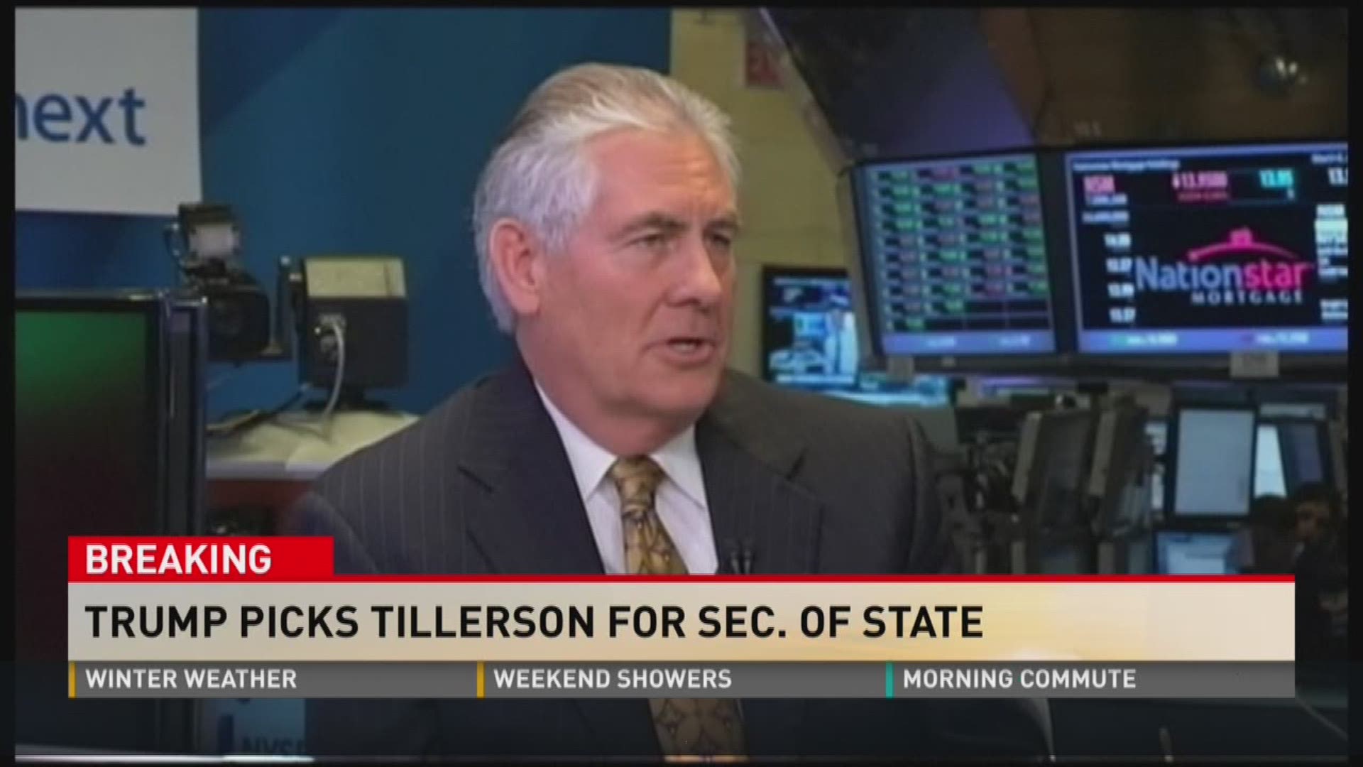 President-elect Donald Trump publicly nominated Exxon Mobil CEO Rex Tillerson for secretary of State on Tuesday.