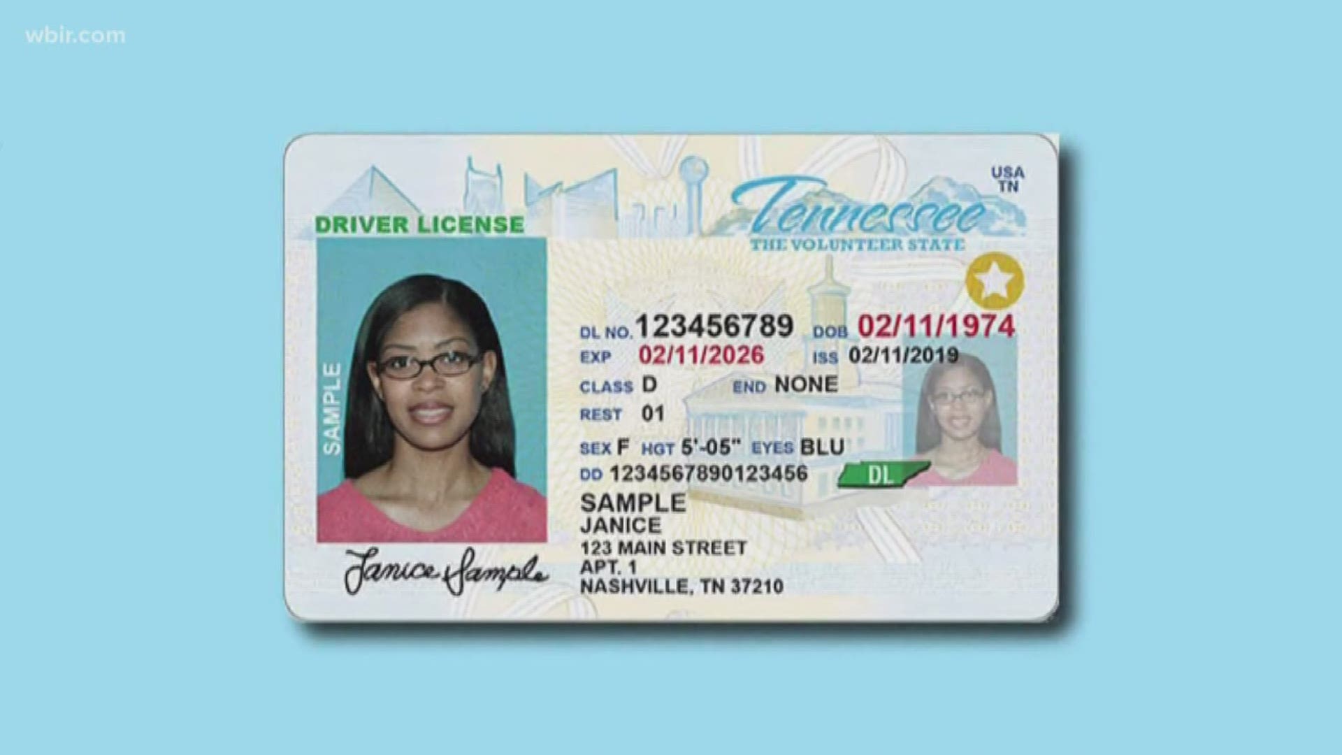 You can now get a new Tennessee Driver's License that has a small-but-important change.
