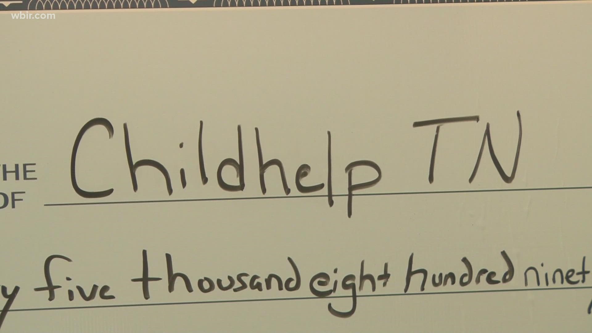 UT's Kappa Delta chapter has donated $35,000 to Child Help, an organization that provides mental health assistance to children.
