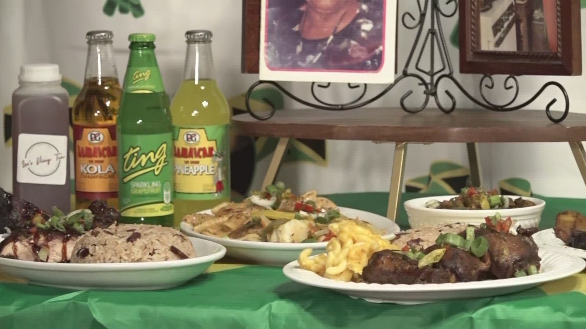 Tevian Whitehurst takes us to Dulcie's Cafe where their signature dish is their jerk chicken.