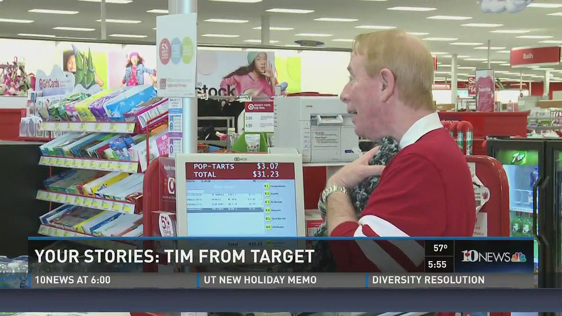 One man at a popular local retailer makes shopping a lot easier with his great personality. Dec. 8, 2015