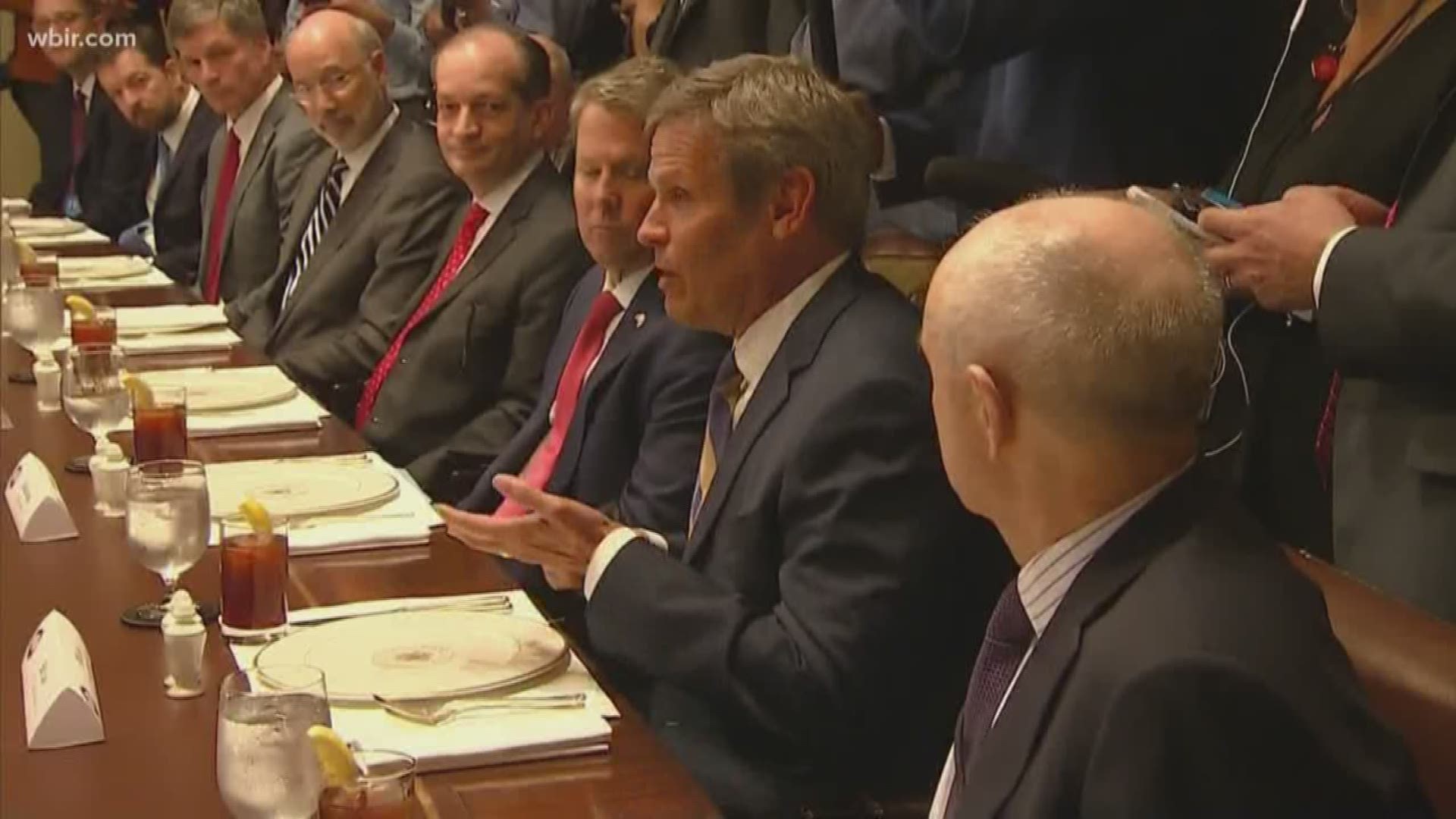 Gov. Lee and other governors from around the country took part in a conversation about "workforce mobility" at the White House Thursday.