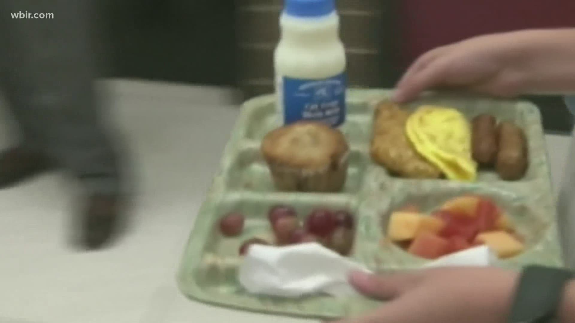 Knox County Schools said students will continue to eat breakfast and lunch at no cost for the next school year.
