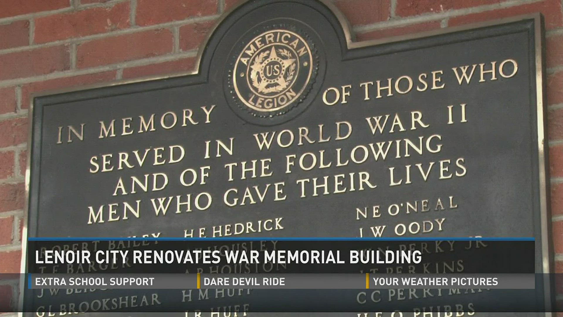 City officials hope renovations to its War Memorial building will help revitalize the area.
