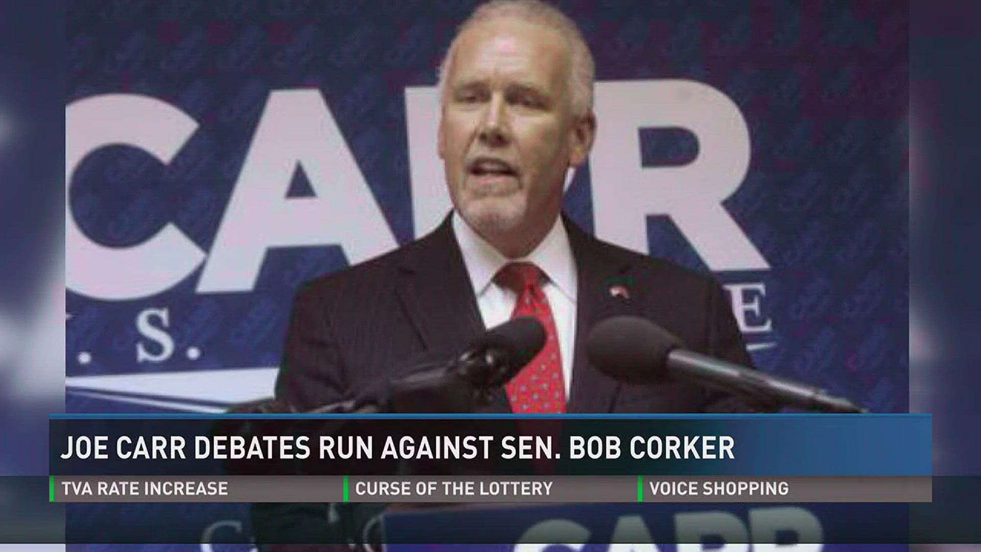 Aug. 23, 2017: Former state Rep. Joe Carr says he's debating on running against U.S. Sen. Bob Corker in 2018.
