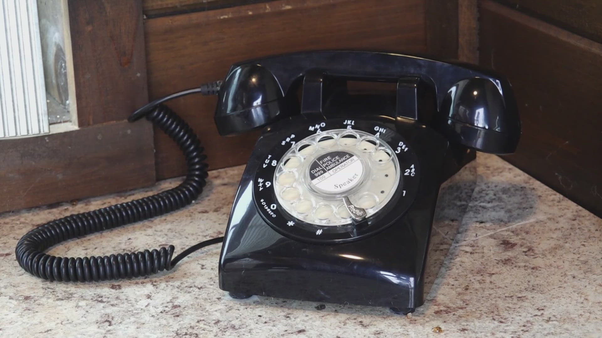 Grieving isn't easy, which is why the cemetery has found a way to try and make the process a little easier with help from a rotary phone.