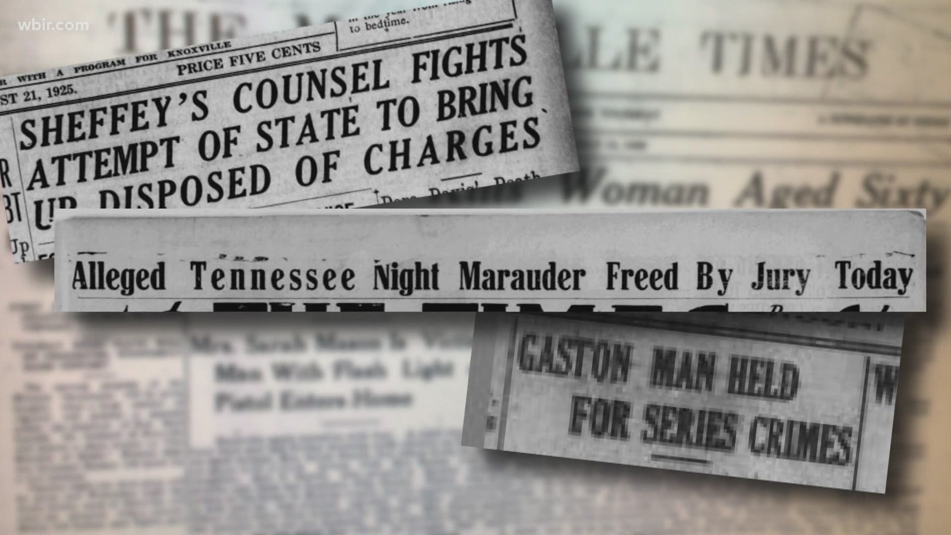 The class focuses on the murders connected to the "Night Marauder," a series of crimes around a century ago in the Knoxville, Maryville and Alcoa areas.