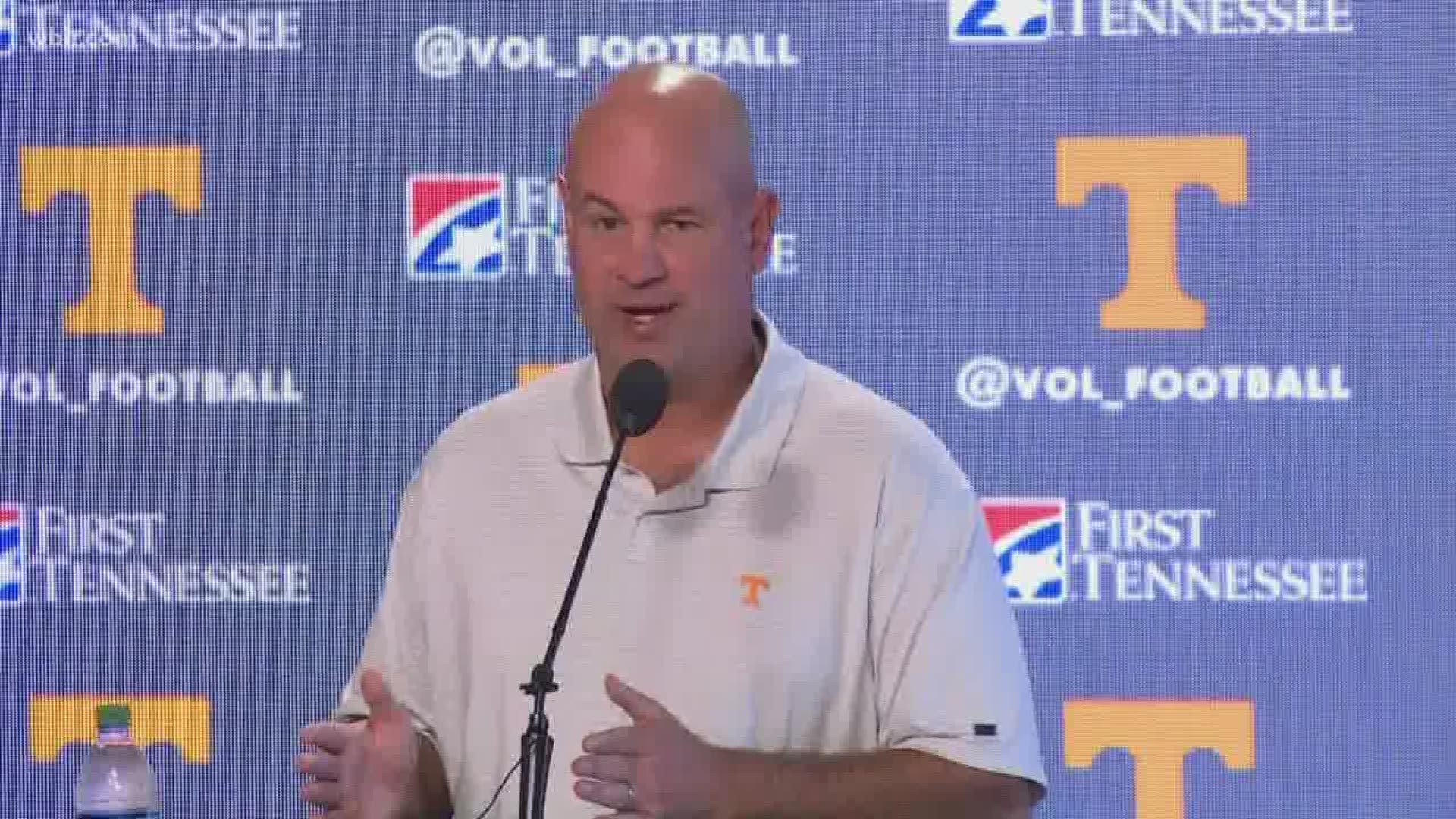 Head Coach Jeremy Pruitt spoke Monday after what has become a nightmare start to the season for Vols fans.