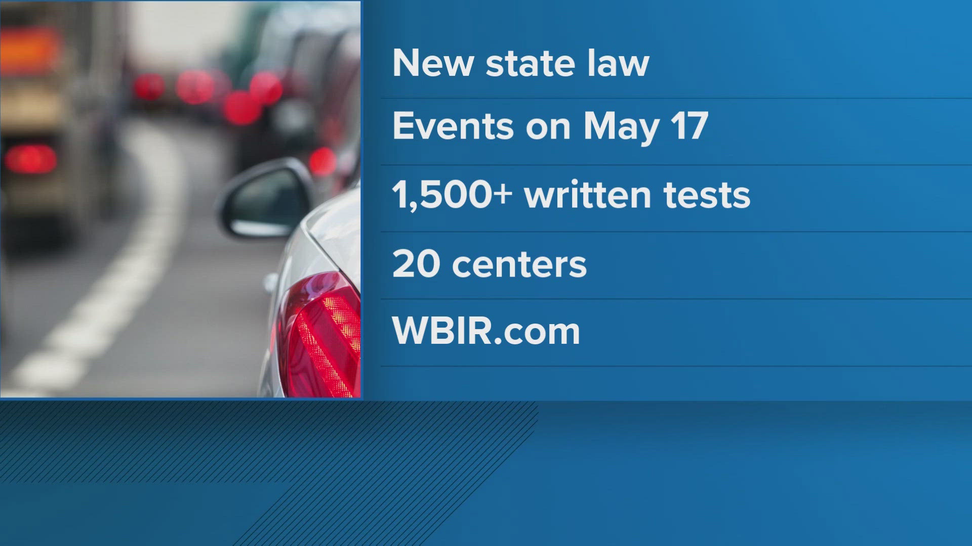 The state added more than 1,000 testing appointments on Saturday to help meet the new demand for driver's permits.