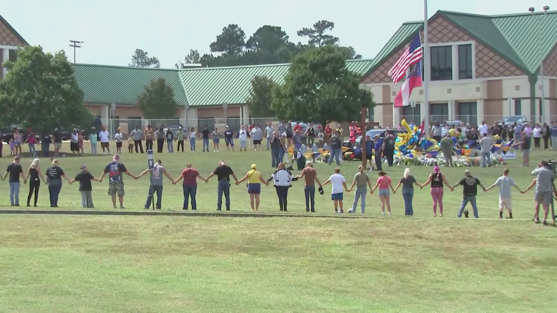 Members of the Winder, GA community are continuing to gather together as they reel from the Apalachee High School shooting that killed four people.