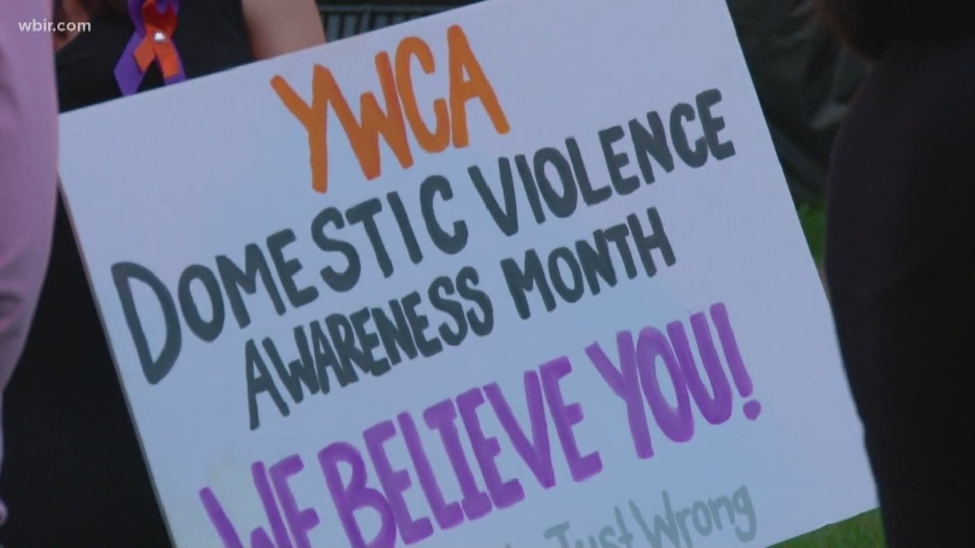 Tonight - dozens of people honored domestic violence victims as well as Emma Walker.