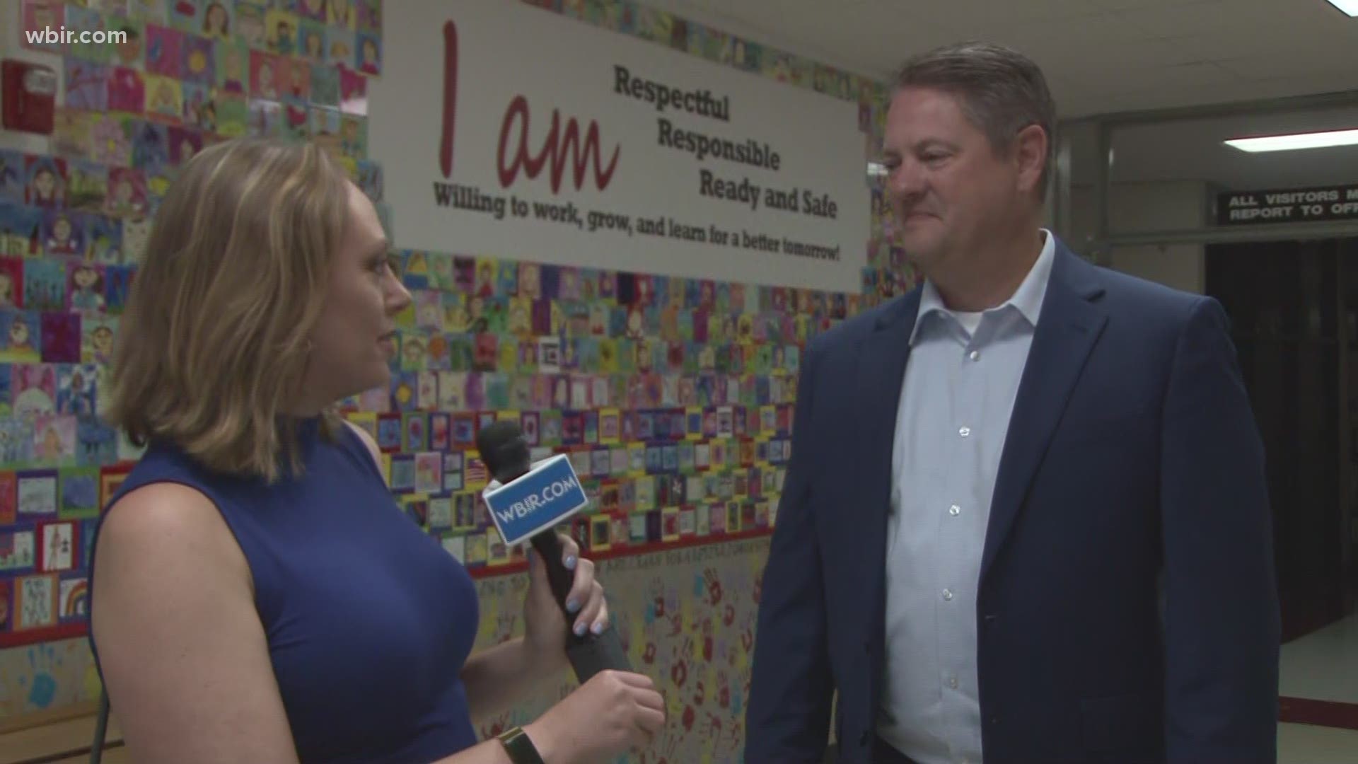 Linden Elementary in Oak Ridge students back