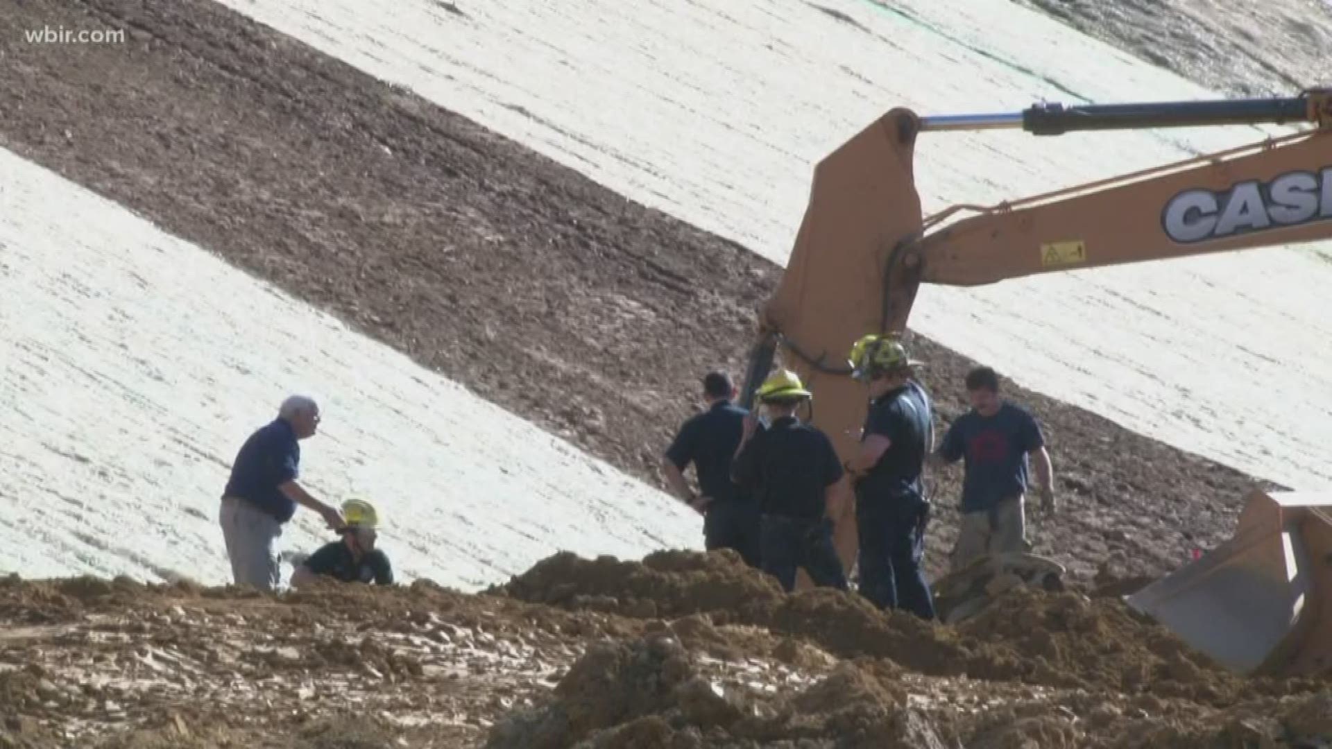 According to Knox County Rural Metro, a worker was trapped up to his waist in dirt at 8500 Westland Drive after a drainage ditch he and others had been working on co