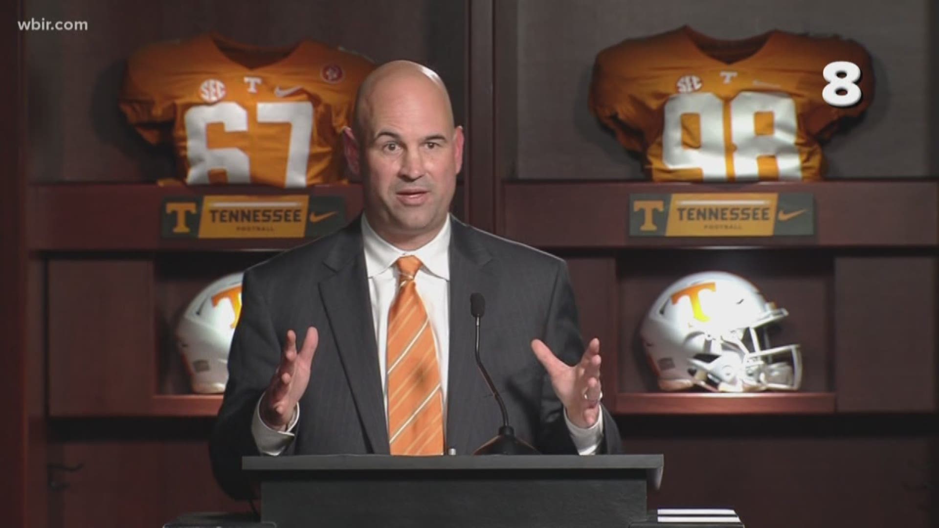 One word kept popping up during UT Coach Jeremy Pruitt's introductory news conference. Aight? Dec. 8, 2017.