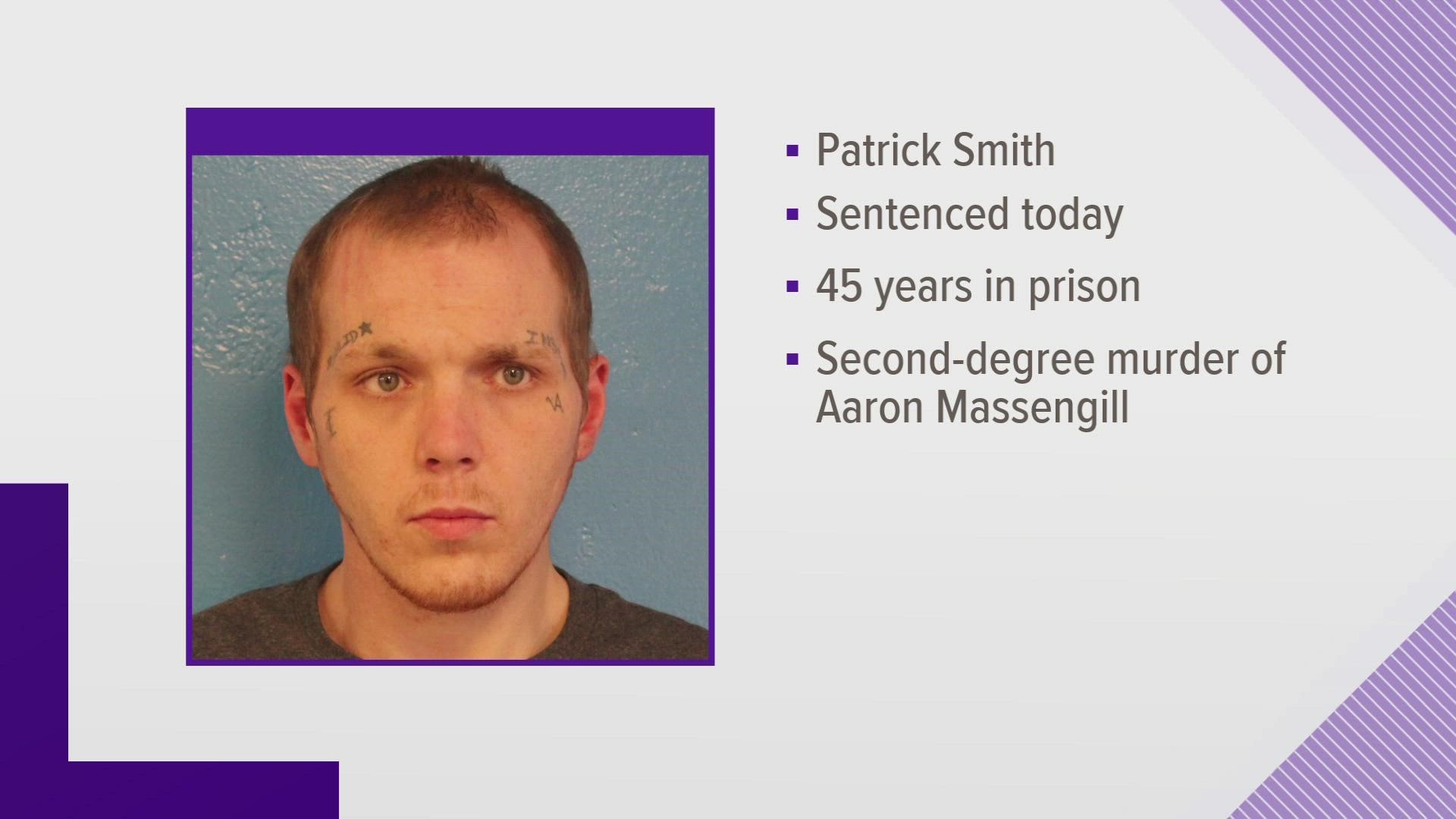 Patrick Smith was one of three people arrested in April 2021 after investigators found Massengill's body along Ferguson Ridge Road in Tazewell in Feb. 2021.
