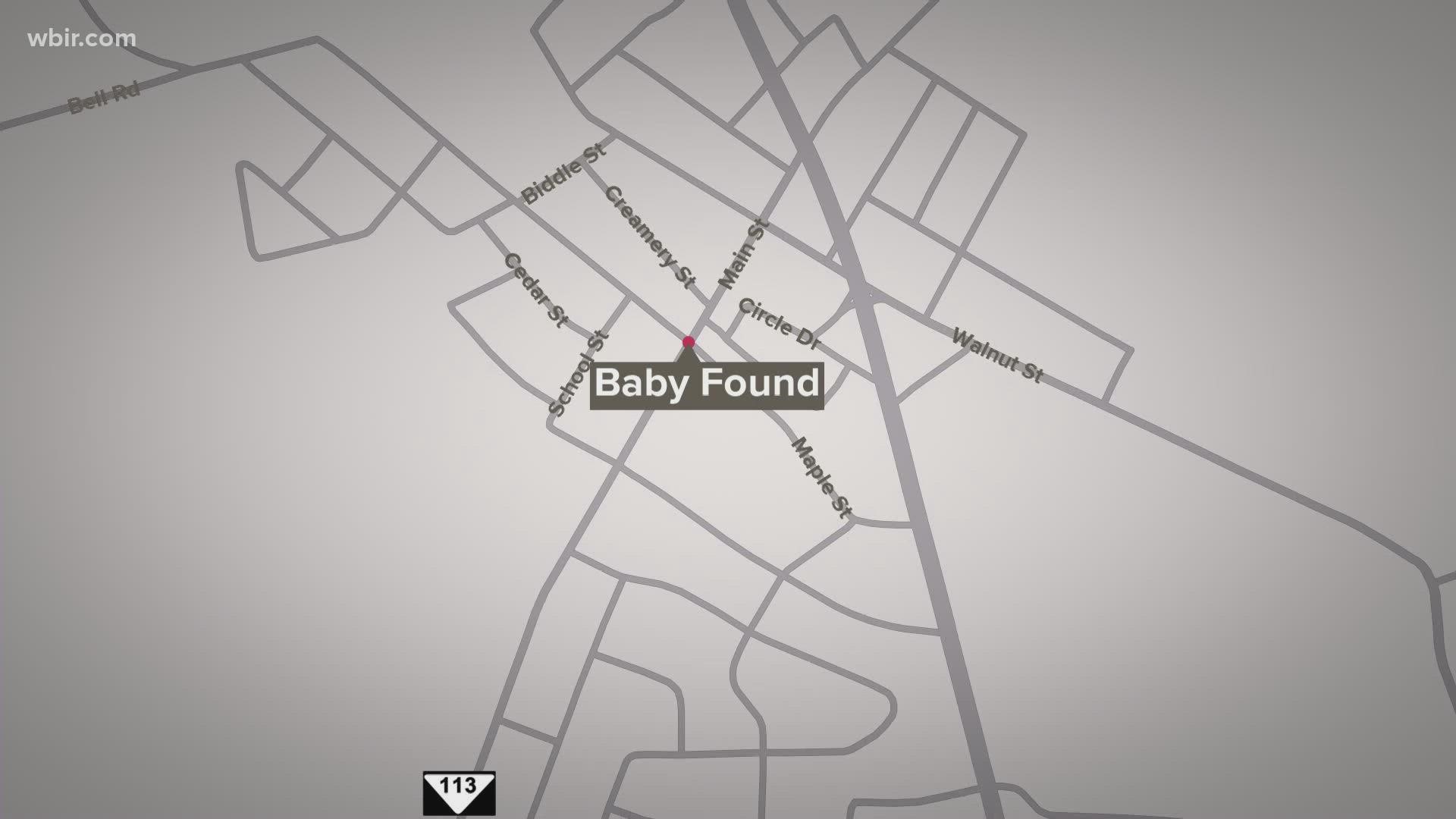 The White Pine Police Department said Juan Cervantes was running from the scene of a crash and had left his child behind face-down on the sidewalk in the cold.