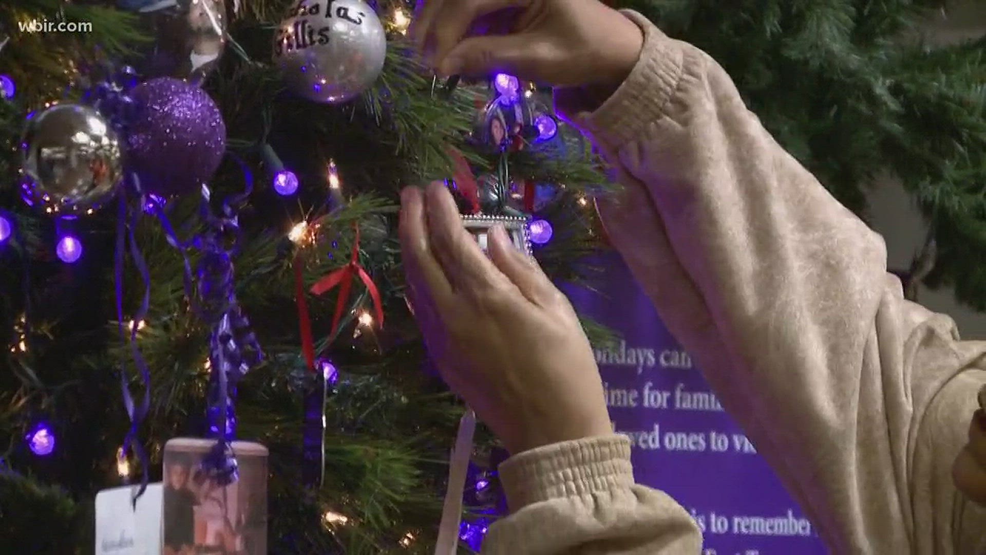 Dec. 11, 2017: Family members who lost loved ones to violent crime decorated a remembrance tree in the City County building.