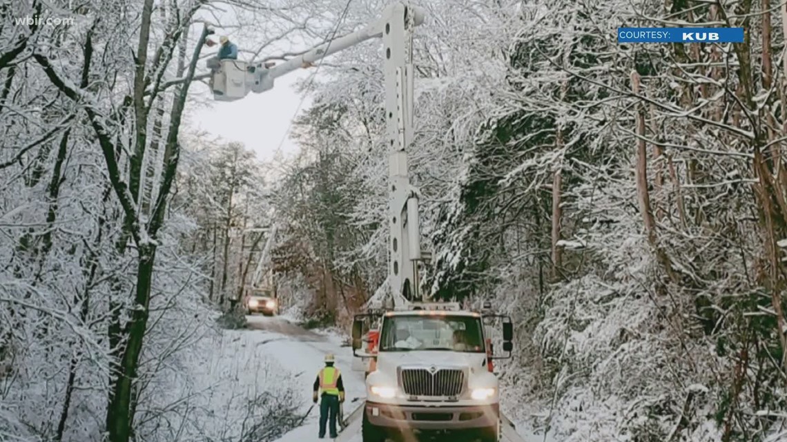 Sevier Cocke Counties Continue To Deal With Power Outages After Christmas Eve Snowstorm Wbir Com