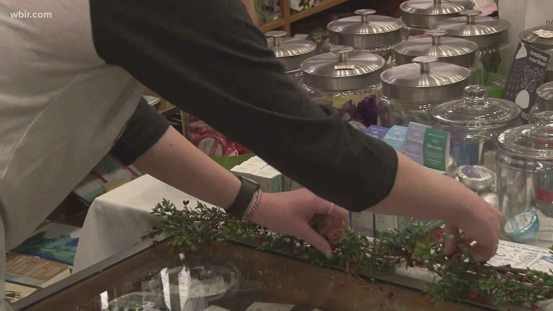 Knoxville businesses say the winter weather has discouraged some from getting out and shopping.